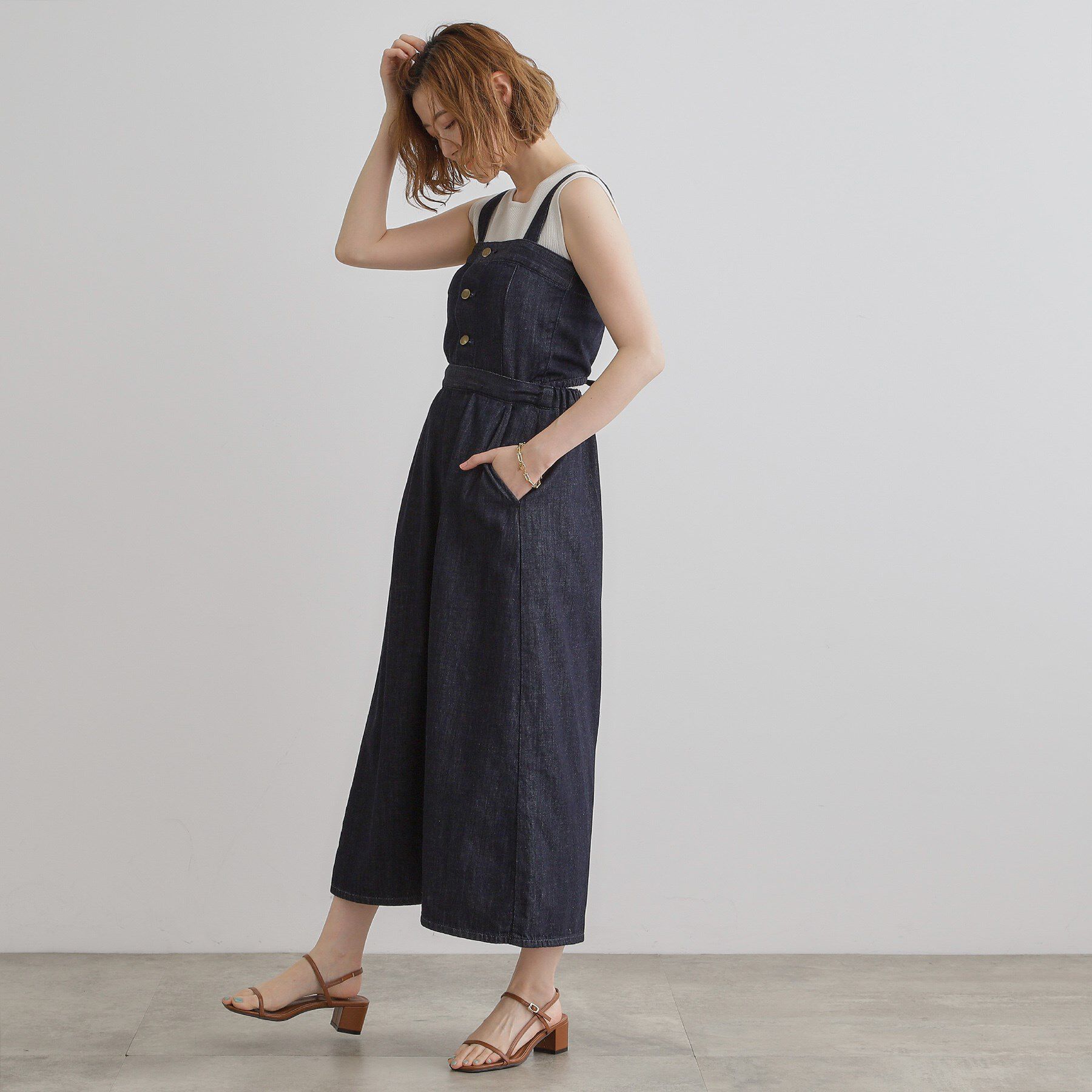 grove「【Lee&times;grove別注】3WAY　BUSTIER　SKIRT」|ワンピース|