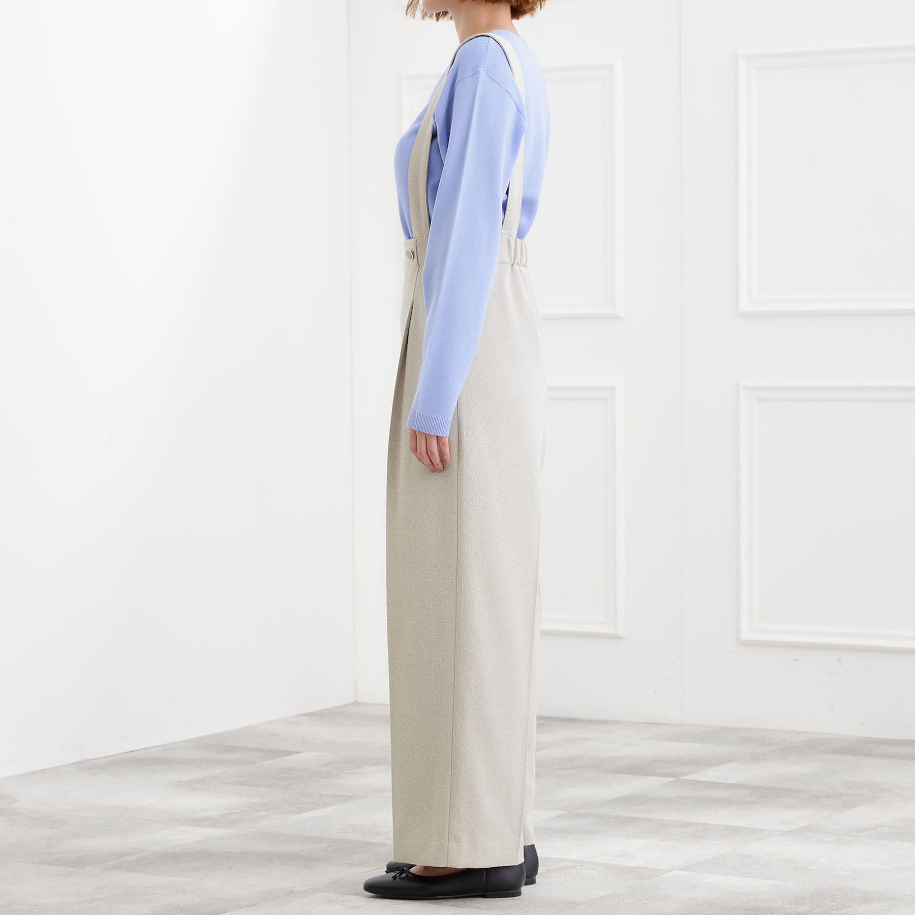 grove「ショルダーストラップツイードパンツ」|その他|