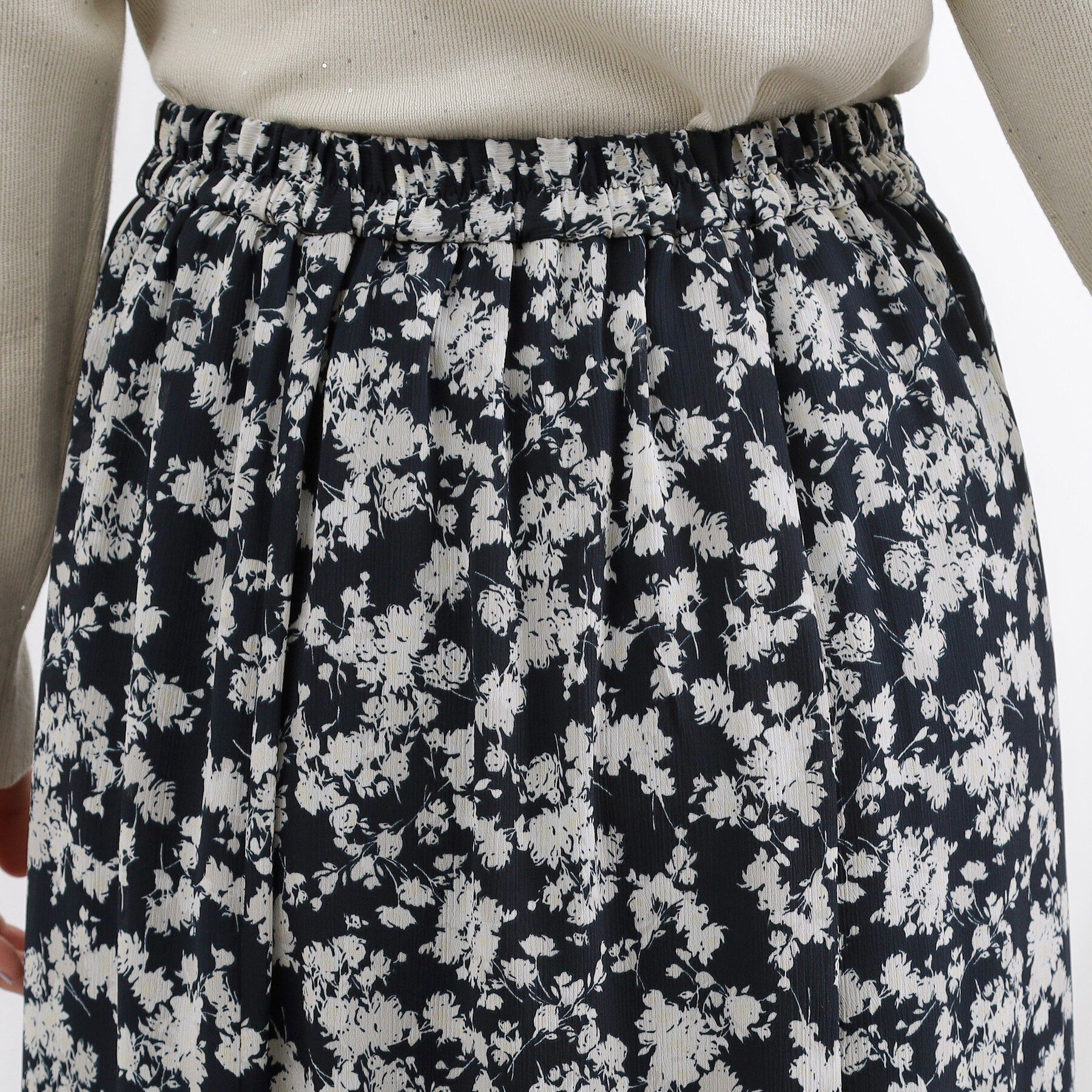 grove「フラワープリント楊柳マーメイドスカート」|スカート|