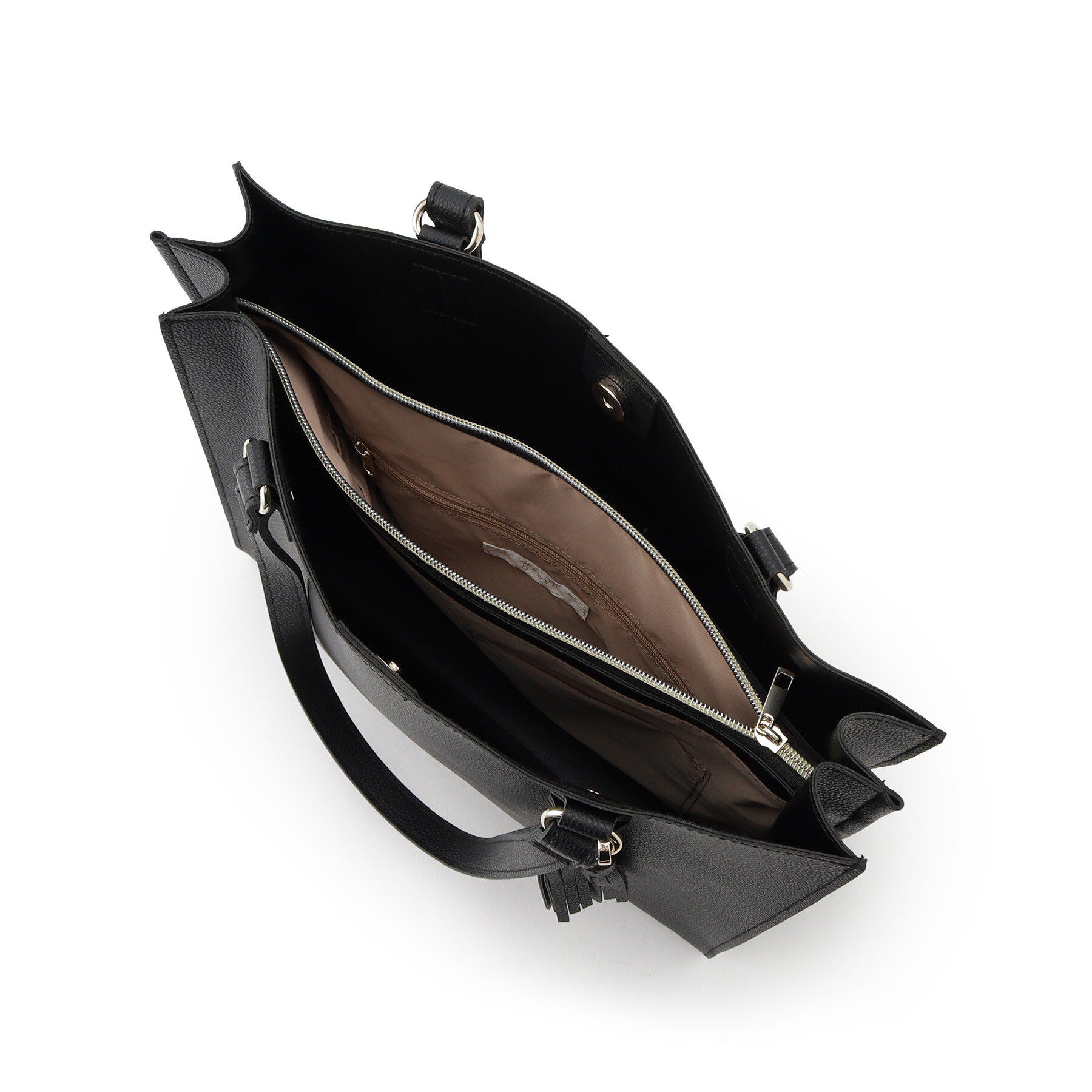 grove「【人間工学】ダブルタッセル中仕切りトート」|トートバッグ|