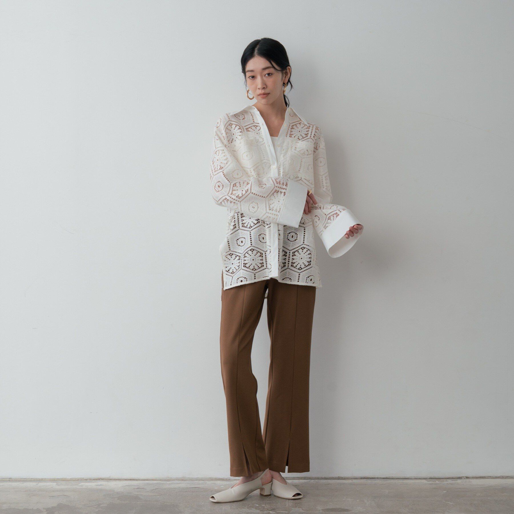 GALLEST「スリットフレアスキニーパンツ」|その他|