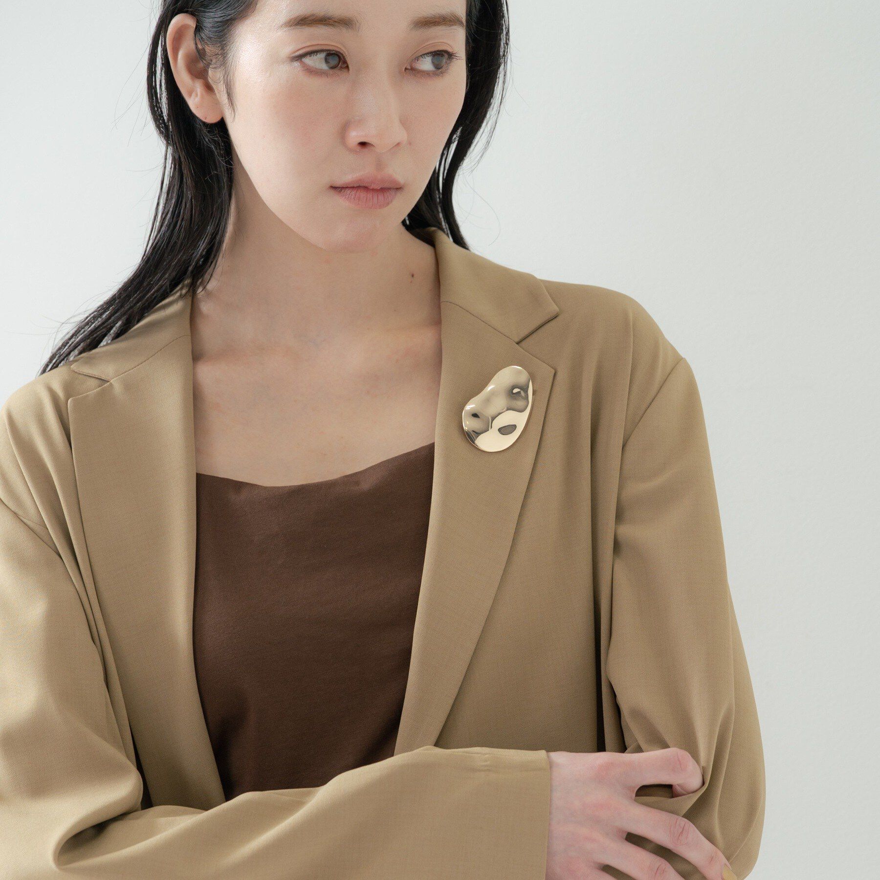 GALLEST「オーガニックシェイプブローチ」|ブローチ・コサージュ|