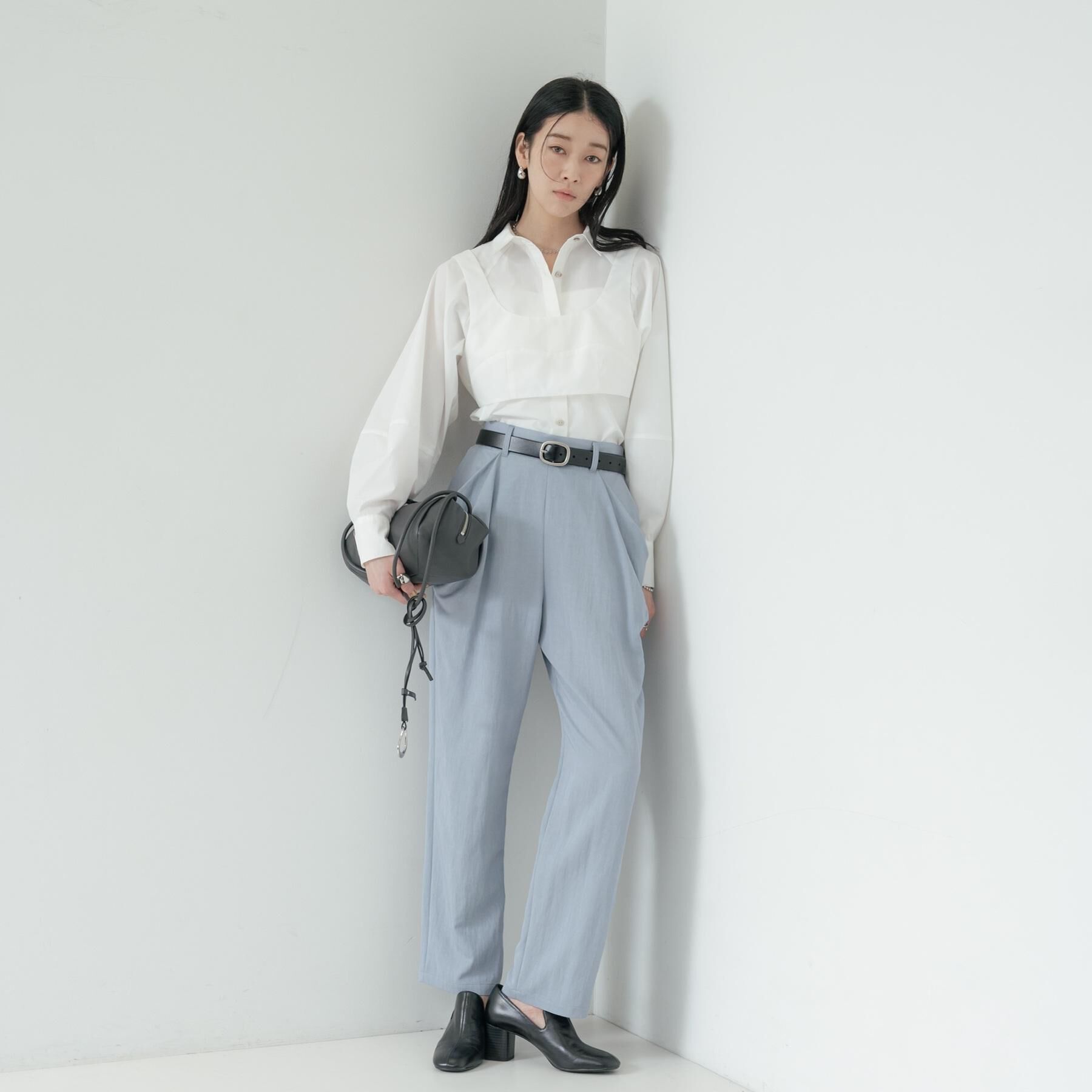 GALLEST「ビスチェSETフォルムシャツ」|シャツ・ブラウス|