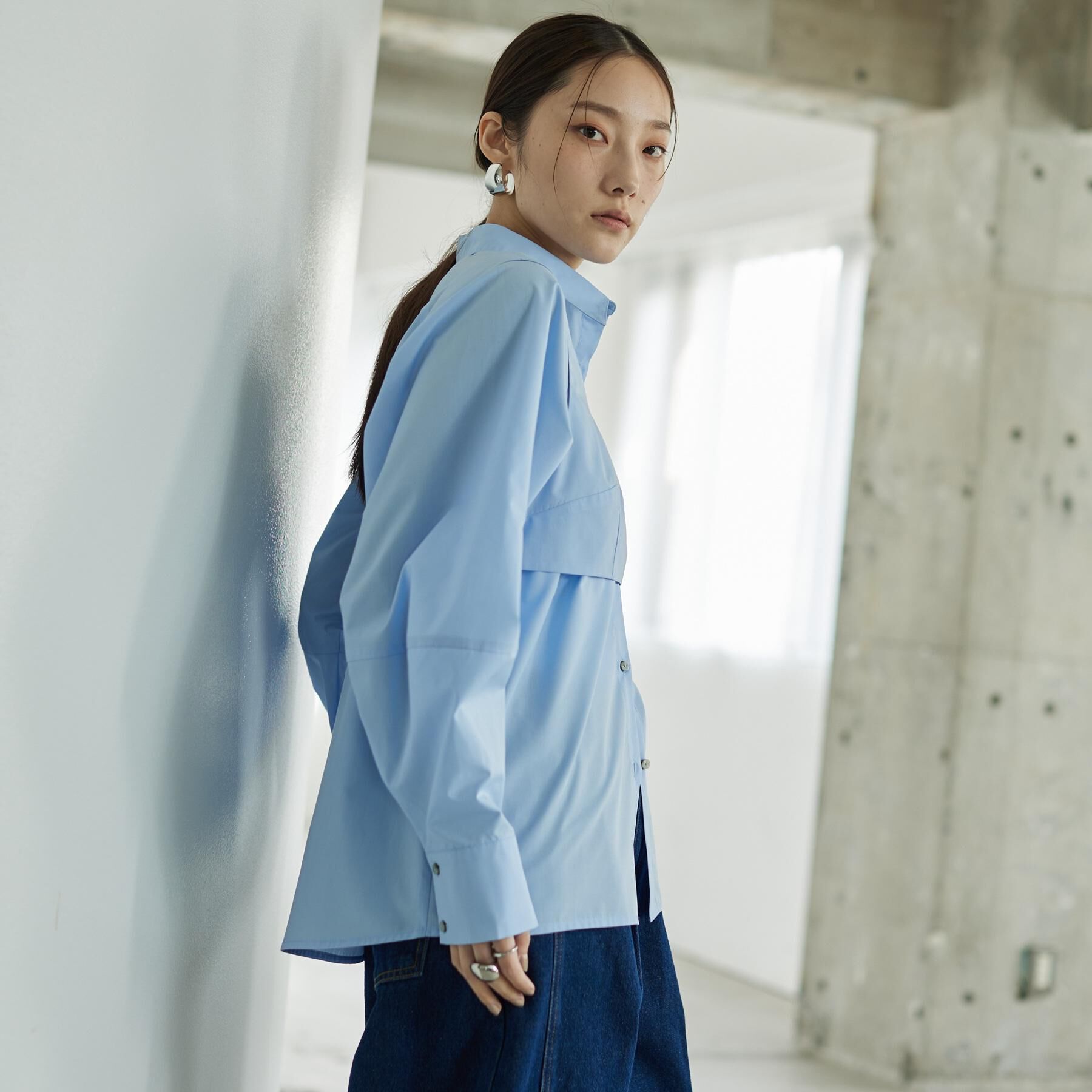 GALLEST「ビスチェSETフォルムシャツ」|シャツ・ブラウス|