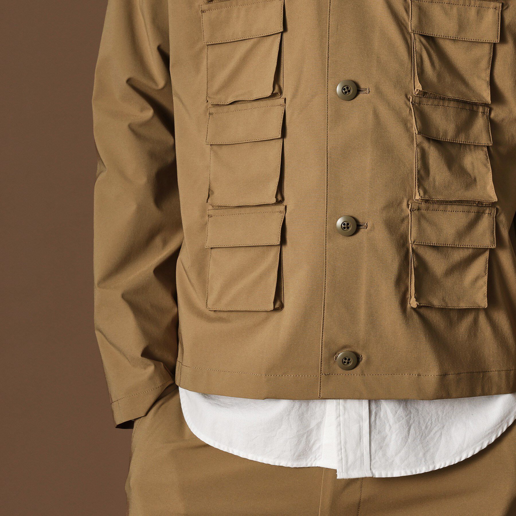 40CARATS&525「エリナシカバーオール」|ブルゾン・スタジャン|