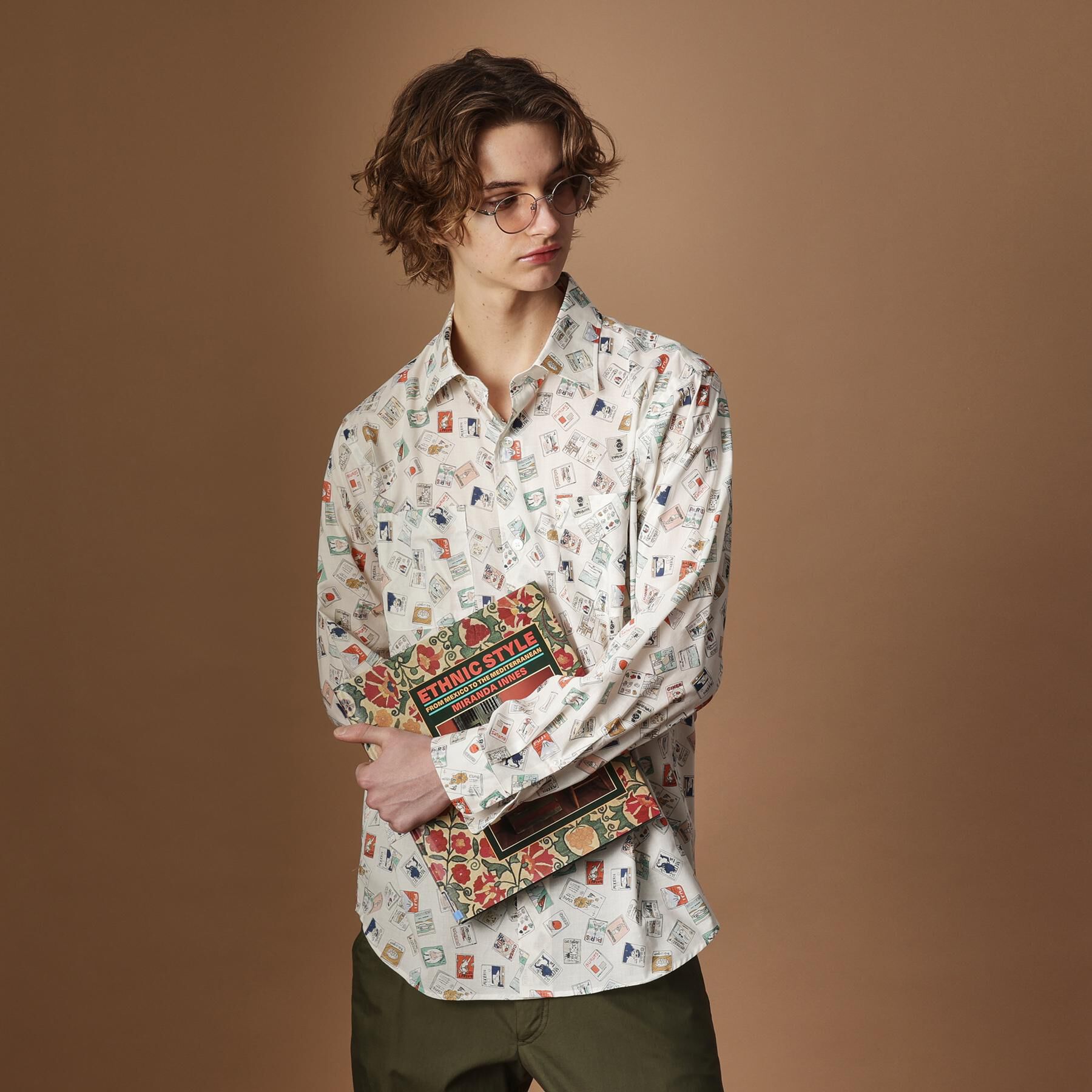 40CARATS&525「【Sサイズ～】マガジンプリントシャツ」|シャツ・ブラウス|