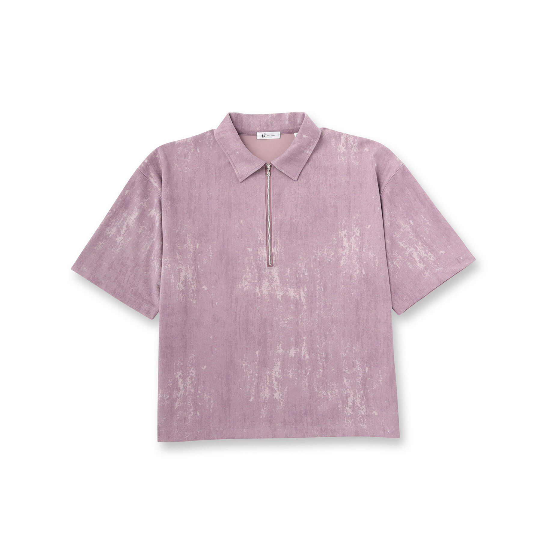 tk.TAKEO KIKUCHI「ヴィンテージライクハーフジップポロシャツ」|ポロシャツ|