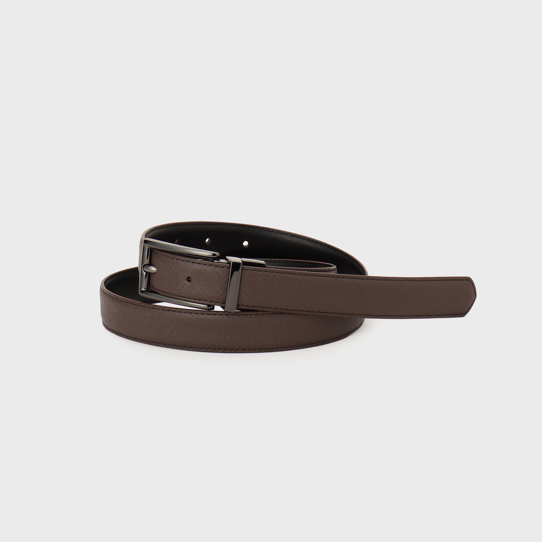 tk.TAKEO KIKUCHI「【２WAY】リバーシブルナローベルト」|ベルト|ブラウン(544)