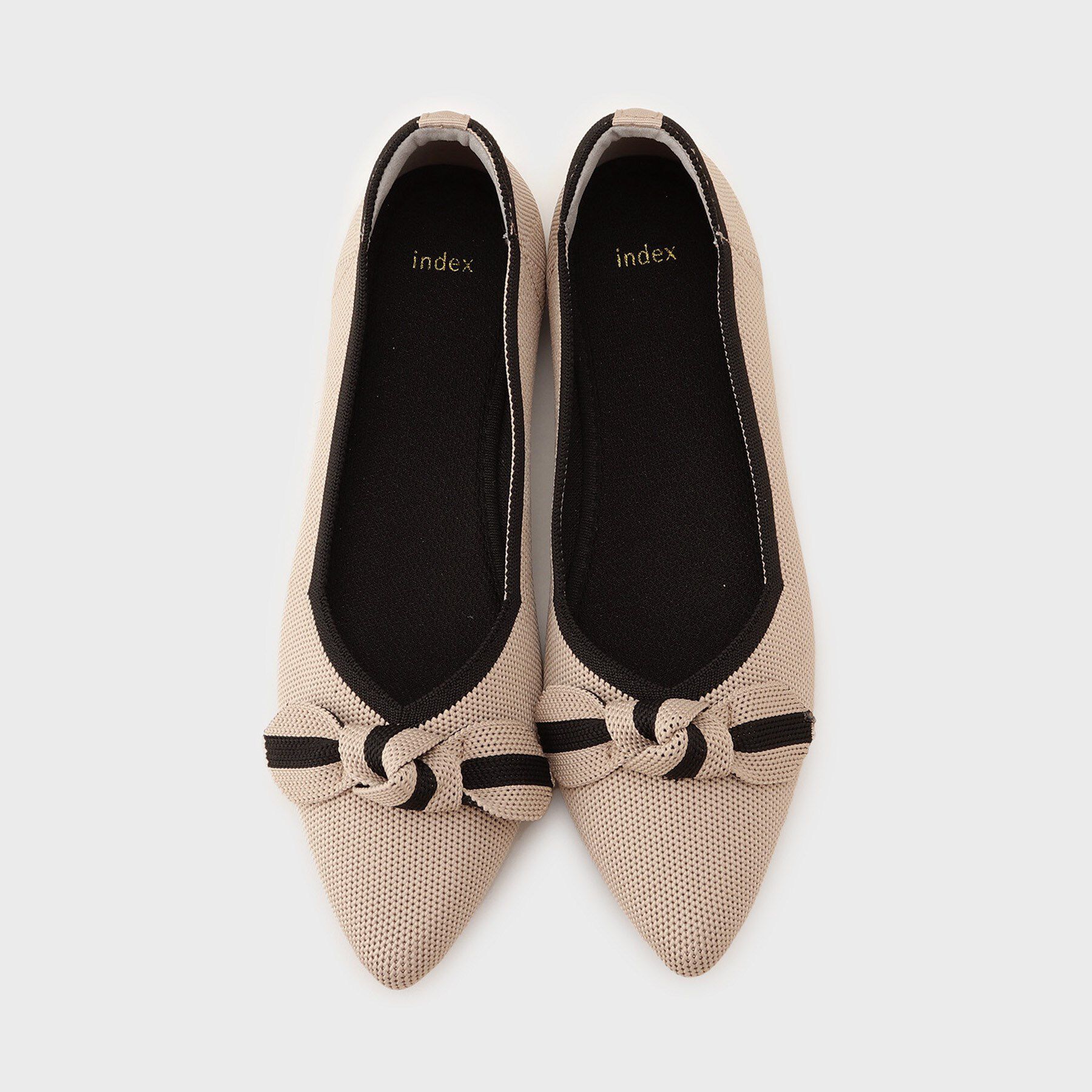 index「リボンデザインニットパンプス」|パンプス|