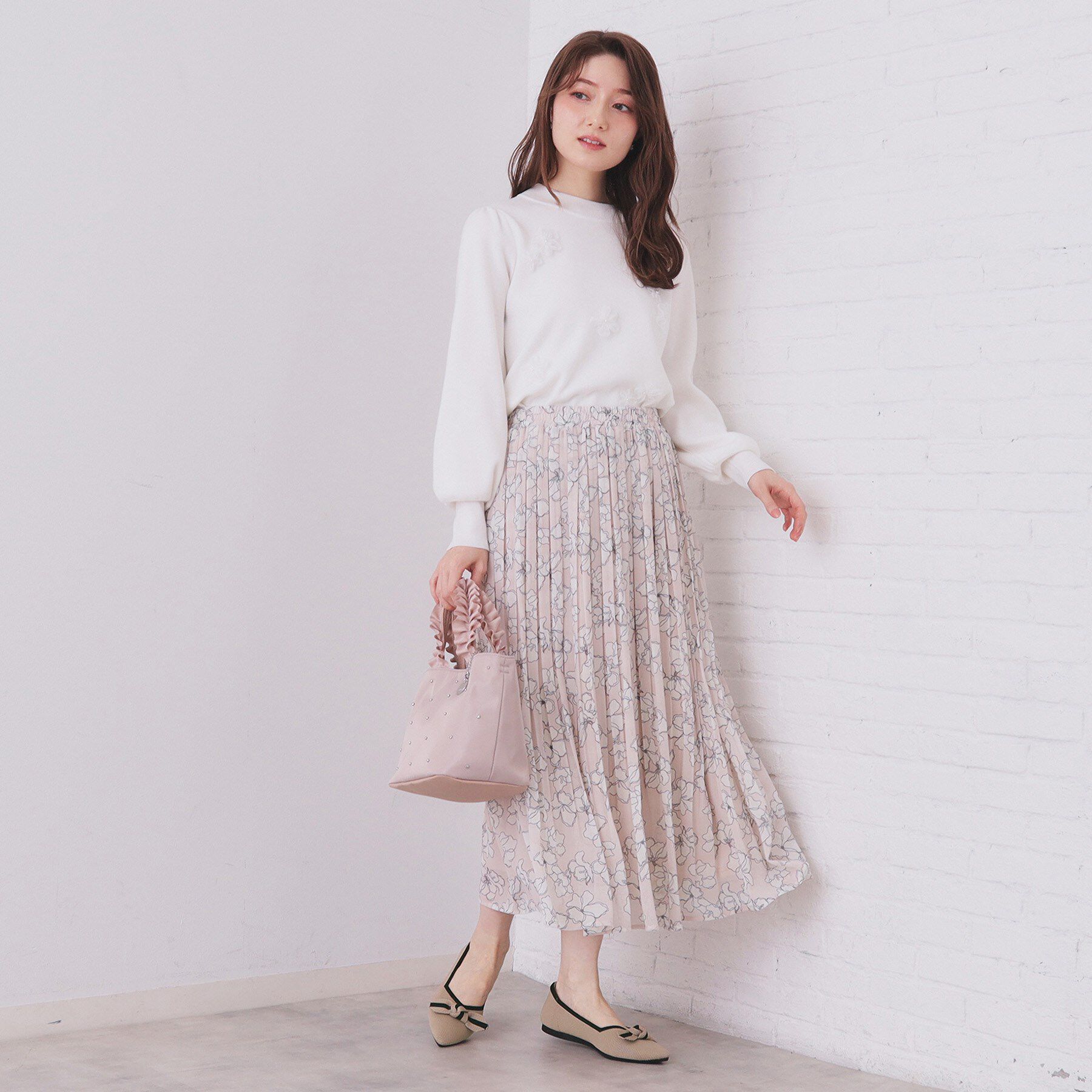 index「リボンデザインニットパンプス」|パンプス|