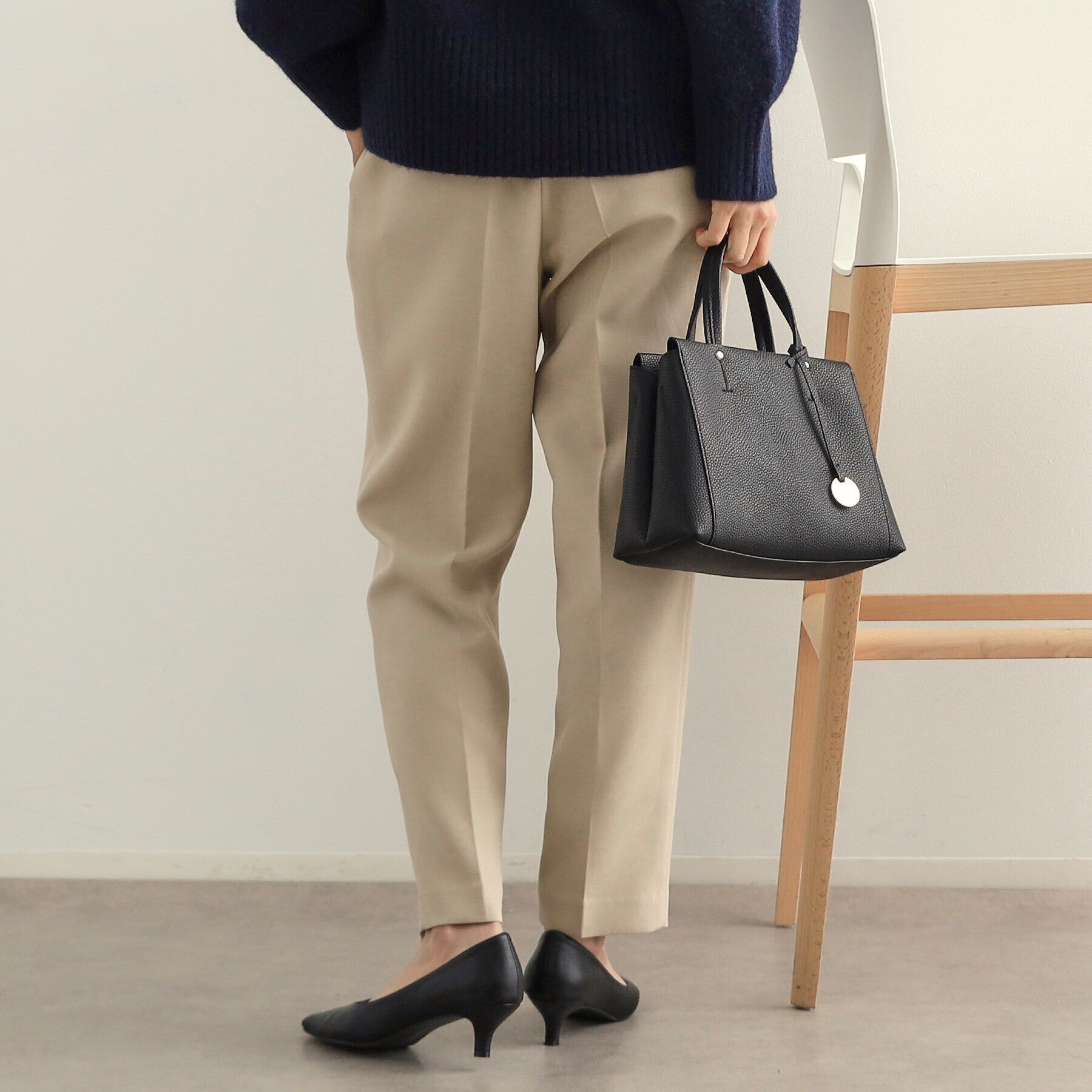 OPAQUE.CLIP「《SS-LLsize》美脚ストレッチイージーテーパードパンツ【洗濯機洗い可】」|その他|