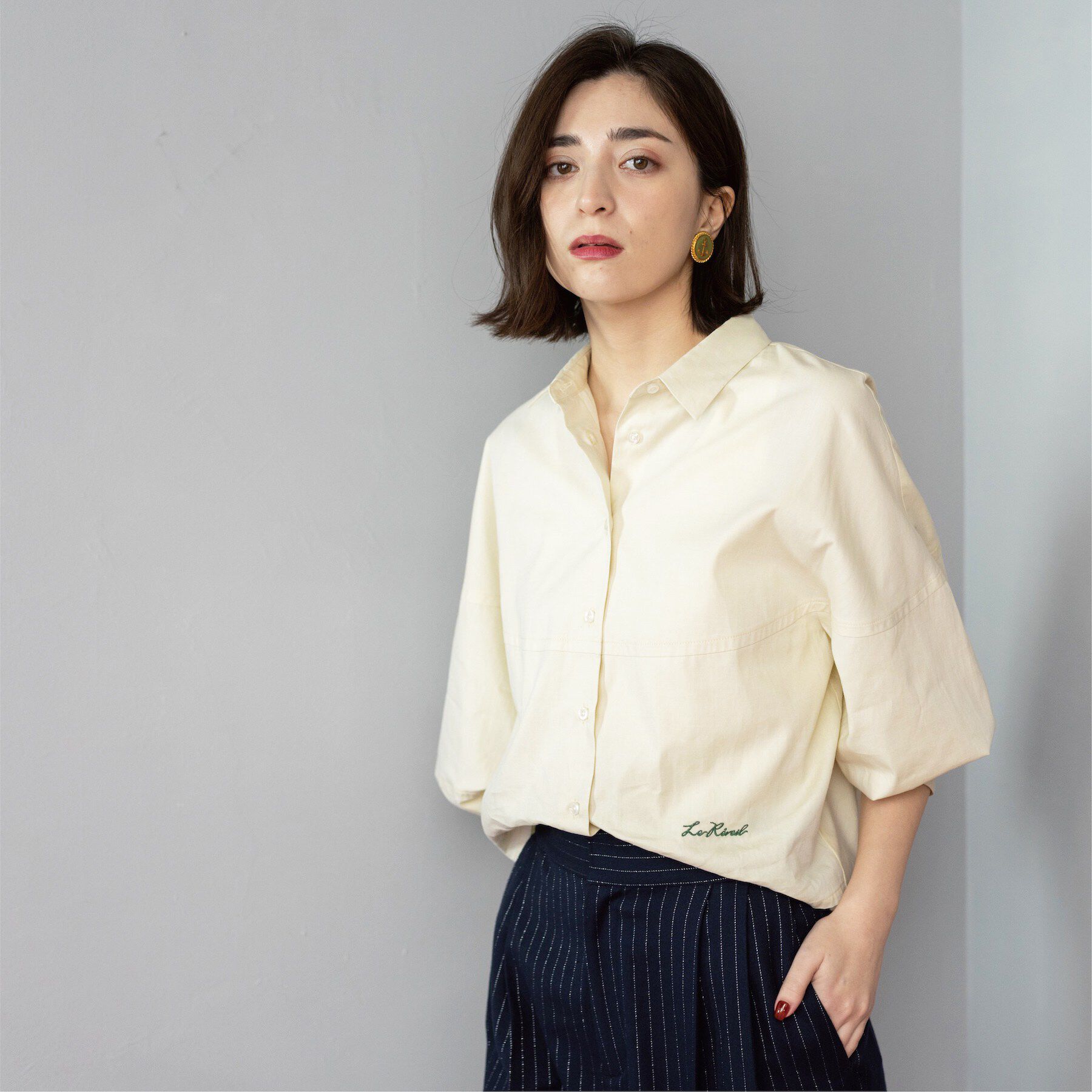 OPAQUE.CLIP「オックスフォルムシャツ」|シャツ・ブラウス|