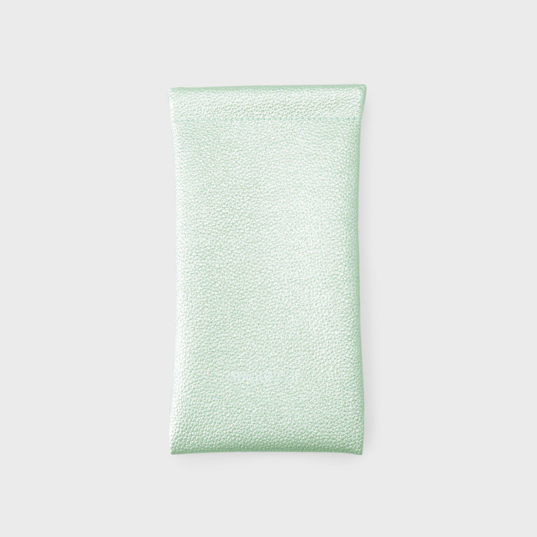 OPAQUE.CLIP「ラメ合皮メガネ・サングラスケース」|その他|ミントグリーン(02