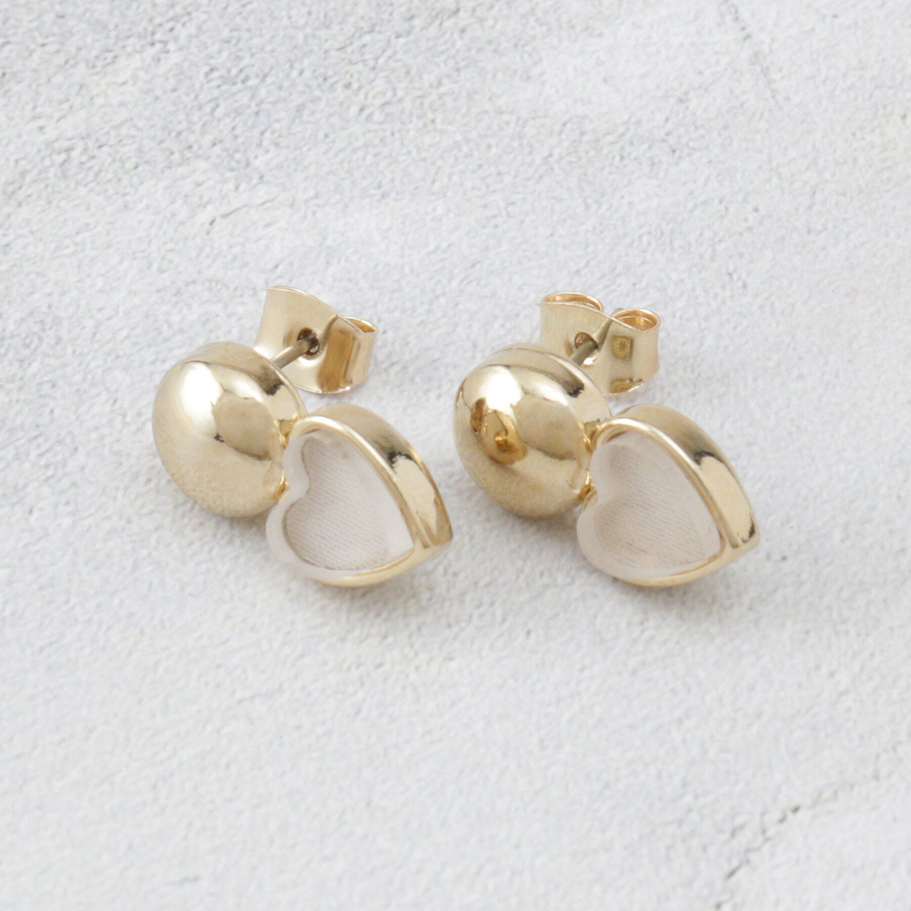 OPAQUE.CLIP「メタルハートモチーフピアス」|ピアス|