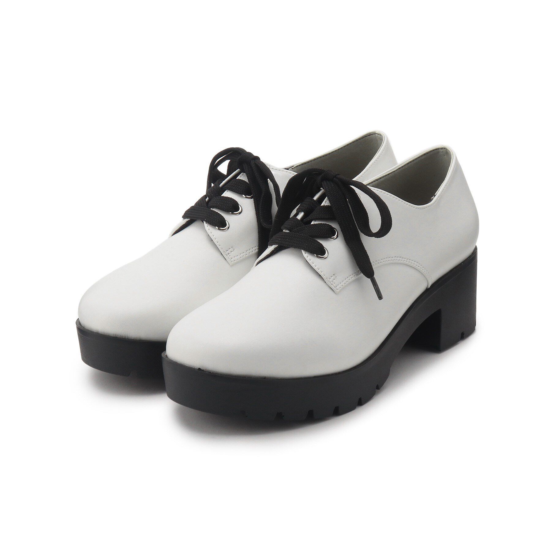 PINK-latte「厚底ガーリーシューズ」|ビジネス・ドレスシューズ|アイボリー(004)