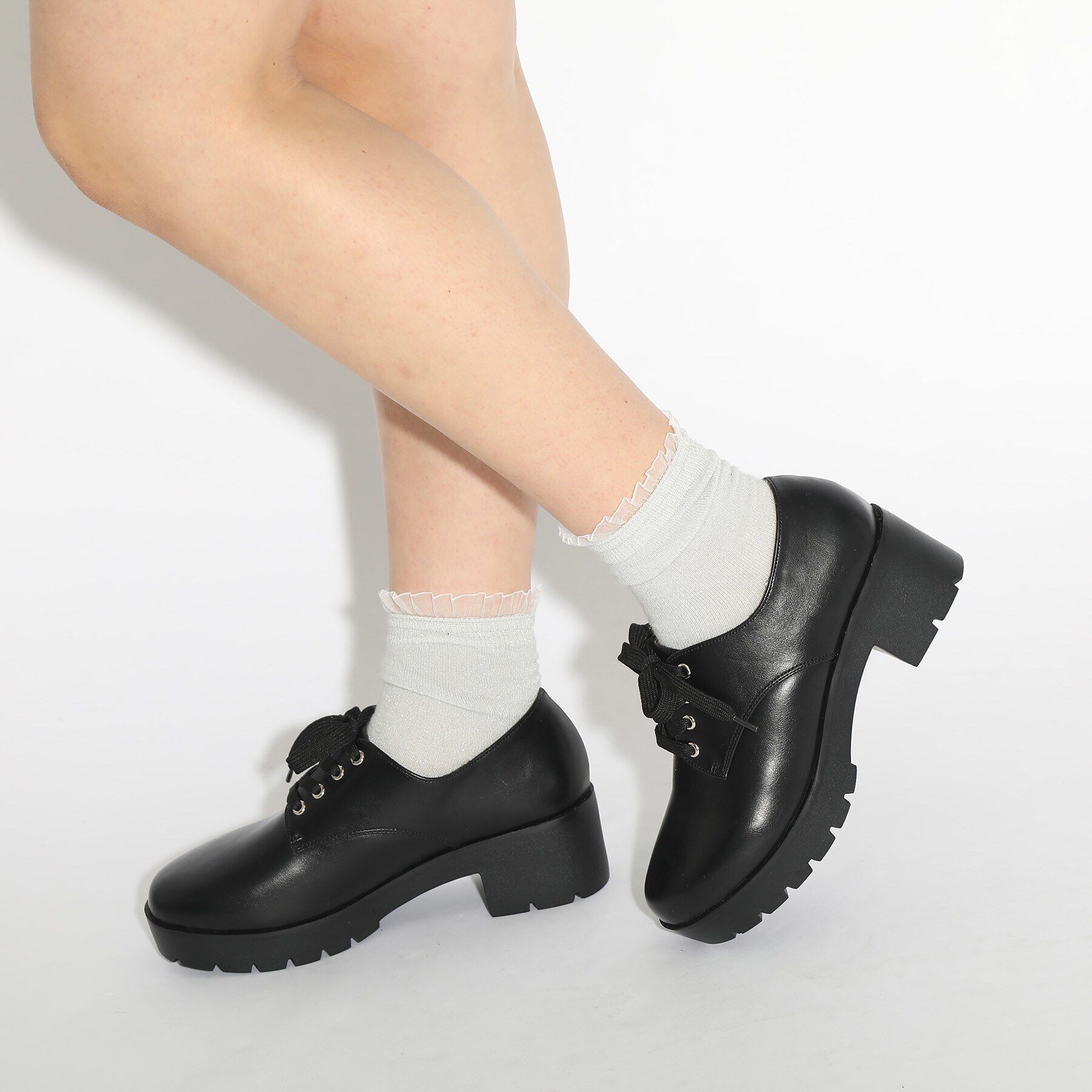 PINK-latte「厚底ガーリーシューズ」|ビジネス・ドレスシューズ|