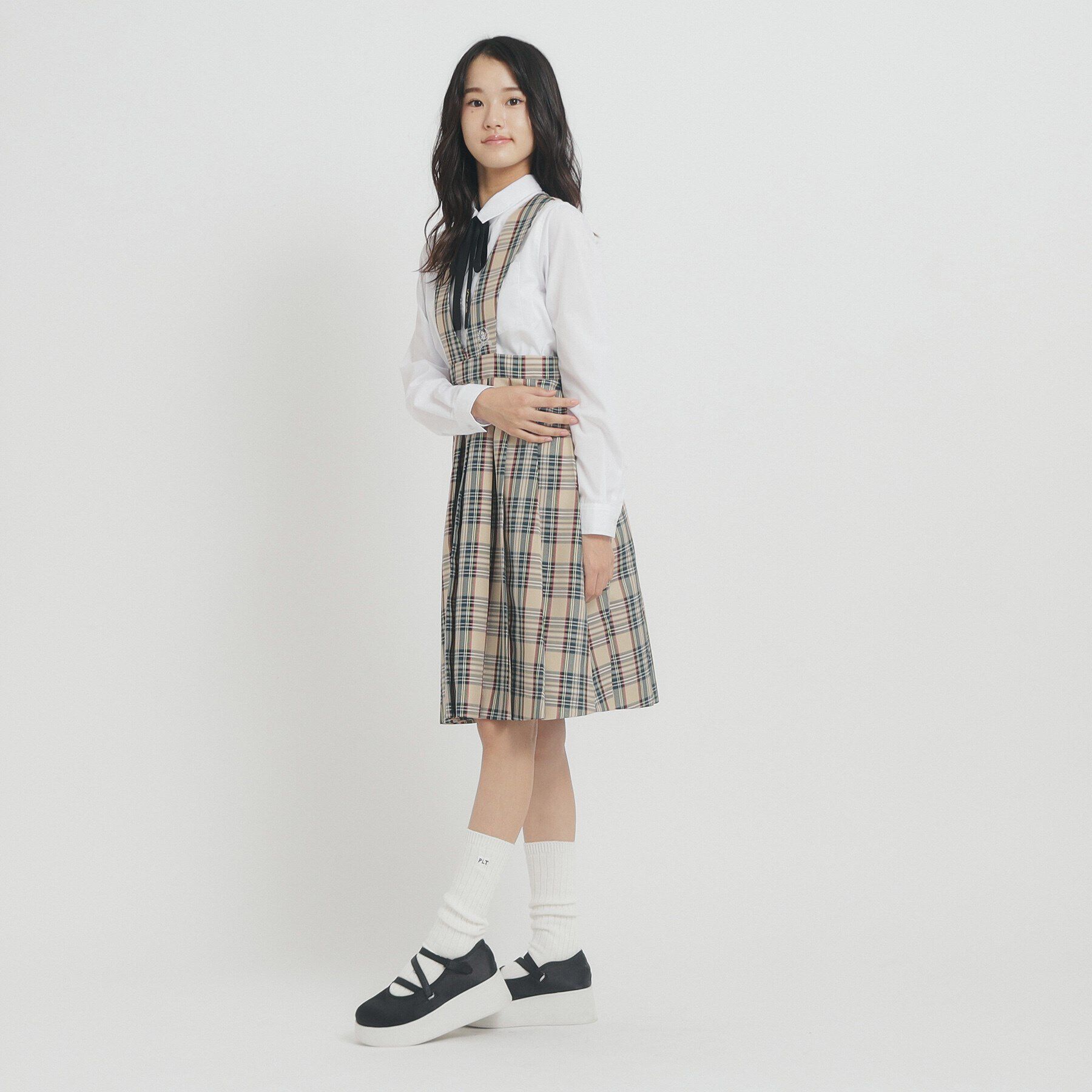 PINK-latte「【25年入卒・セレモニー・卒服】ジャンパースカート」|ワンピース|