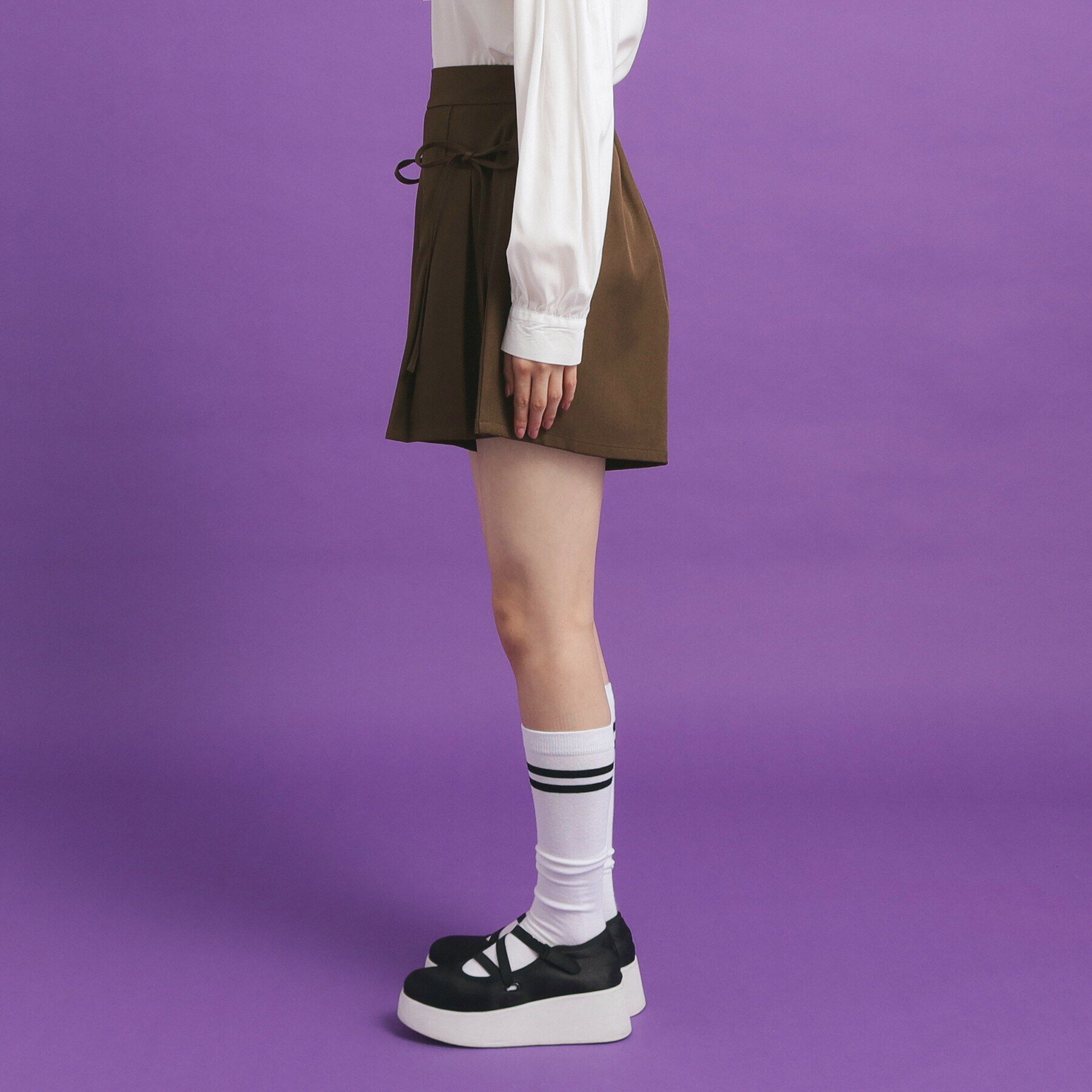 PINK-latte「リボンキュロットパンツ」|キュロット|