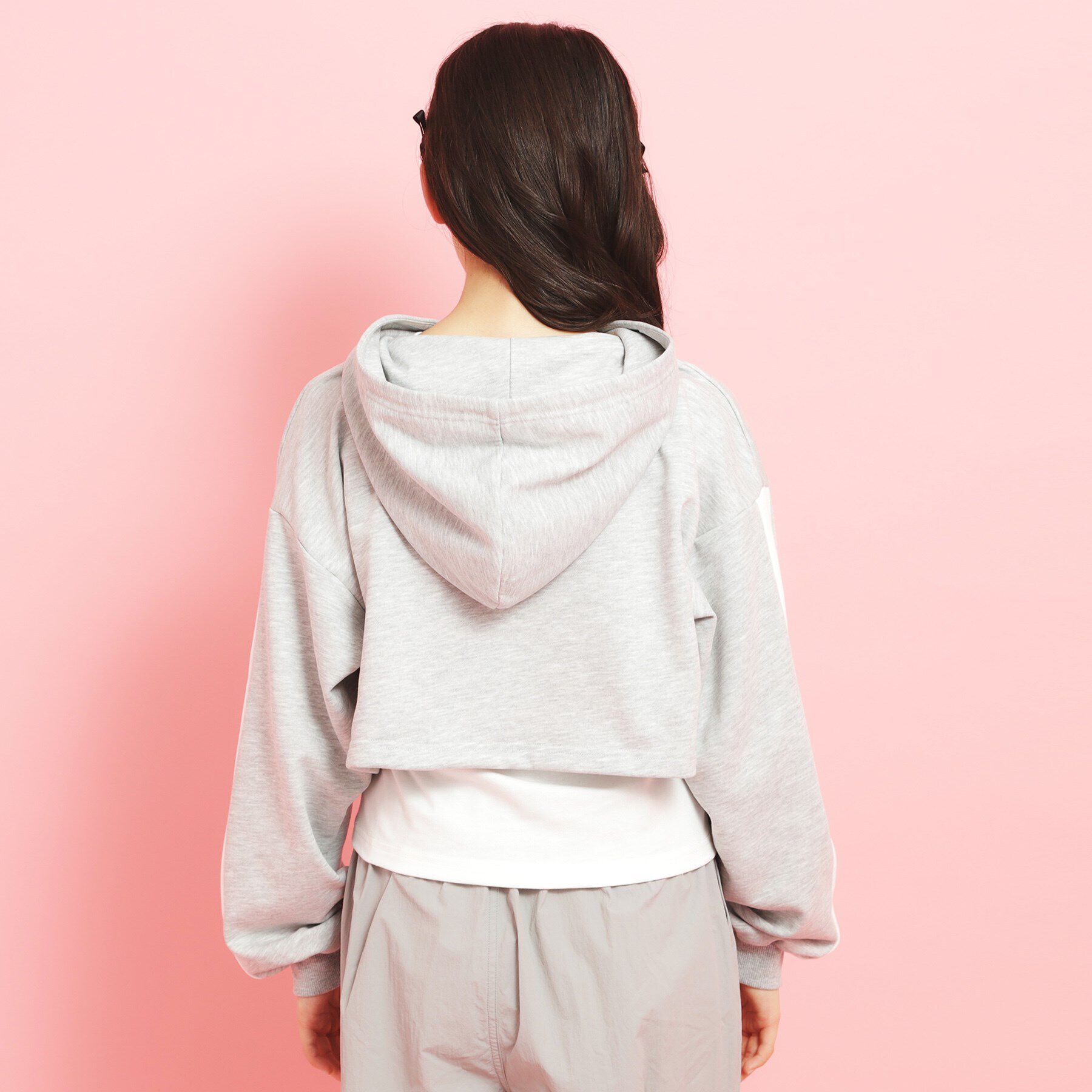 PINK-latte「◆【セットアイテム】裏毛短丈パーカ＋タンクトップ」|その他|