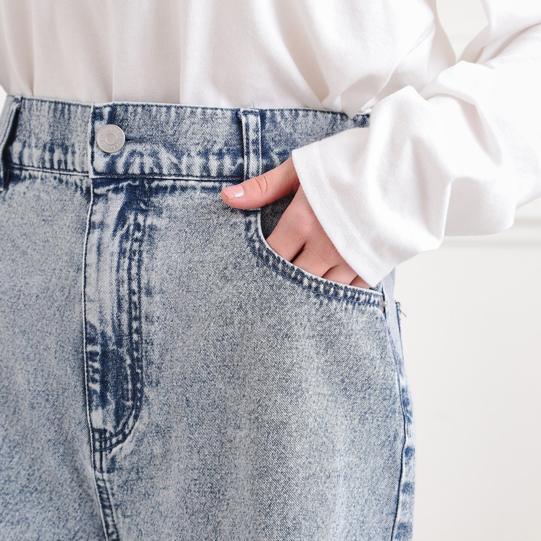 PINK-latte「◆ダメージショートパンツ」|キュロット|