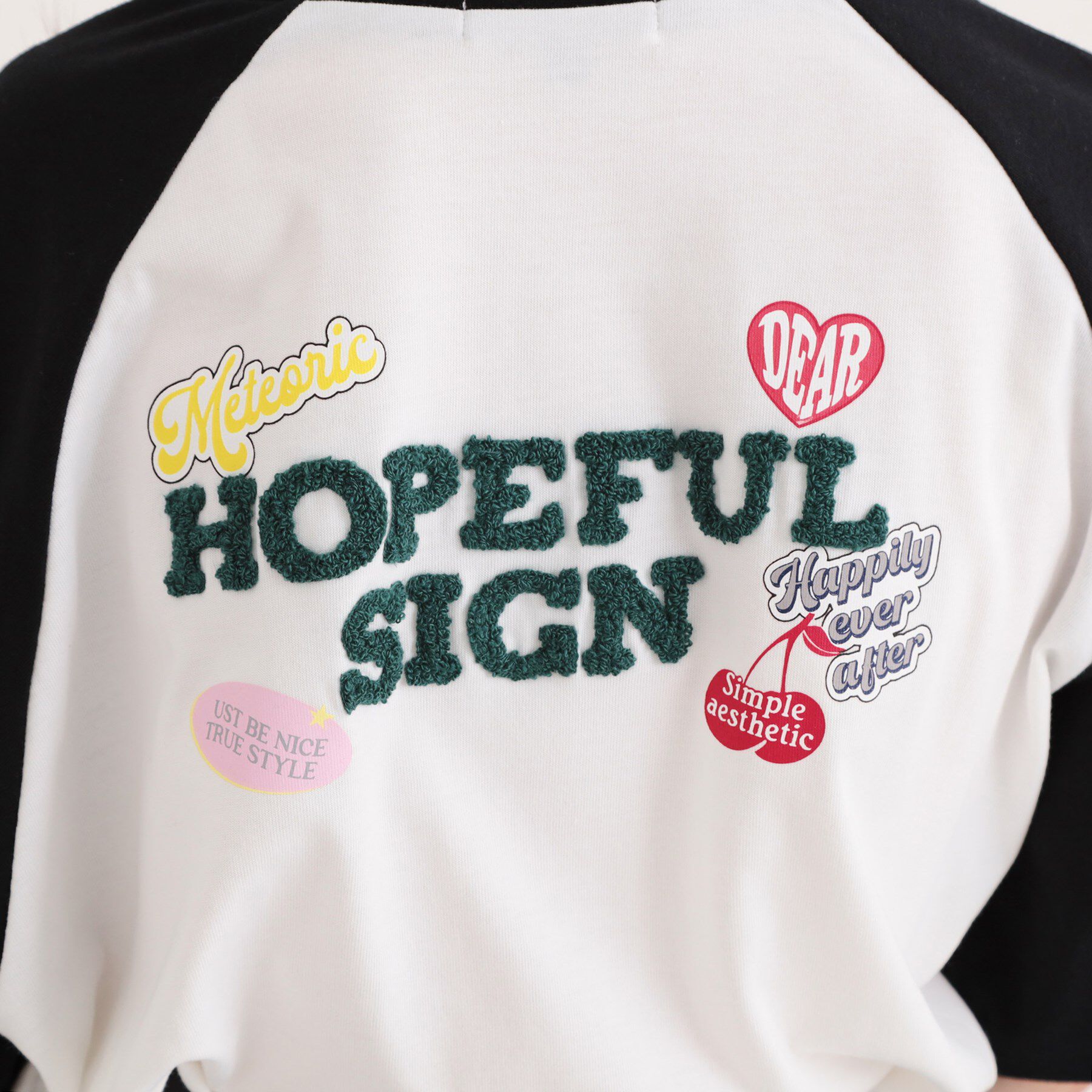 PINK-latte「◆ワッペン風チュニックTシャツ」|チュニック|