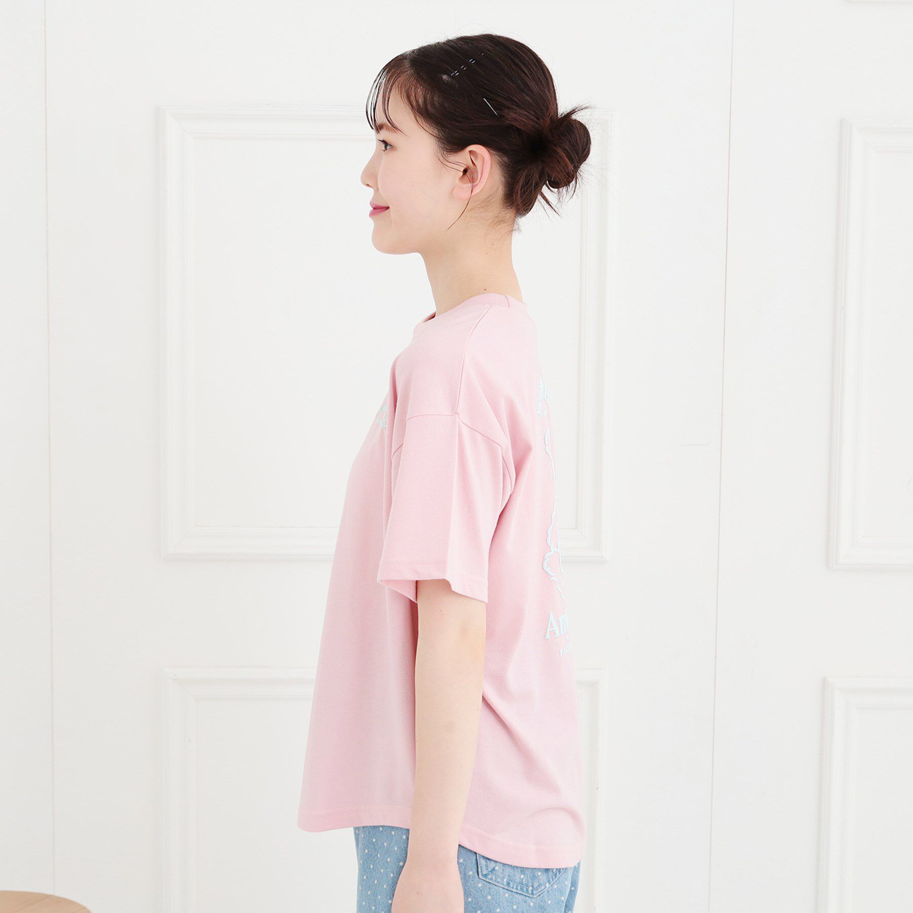 PINK-latte「◆くまちゃんTシャツ」|Tシャツ・カットソー|