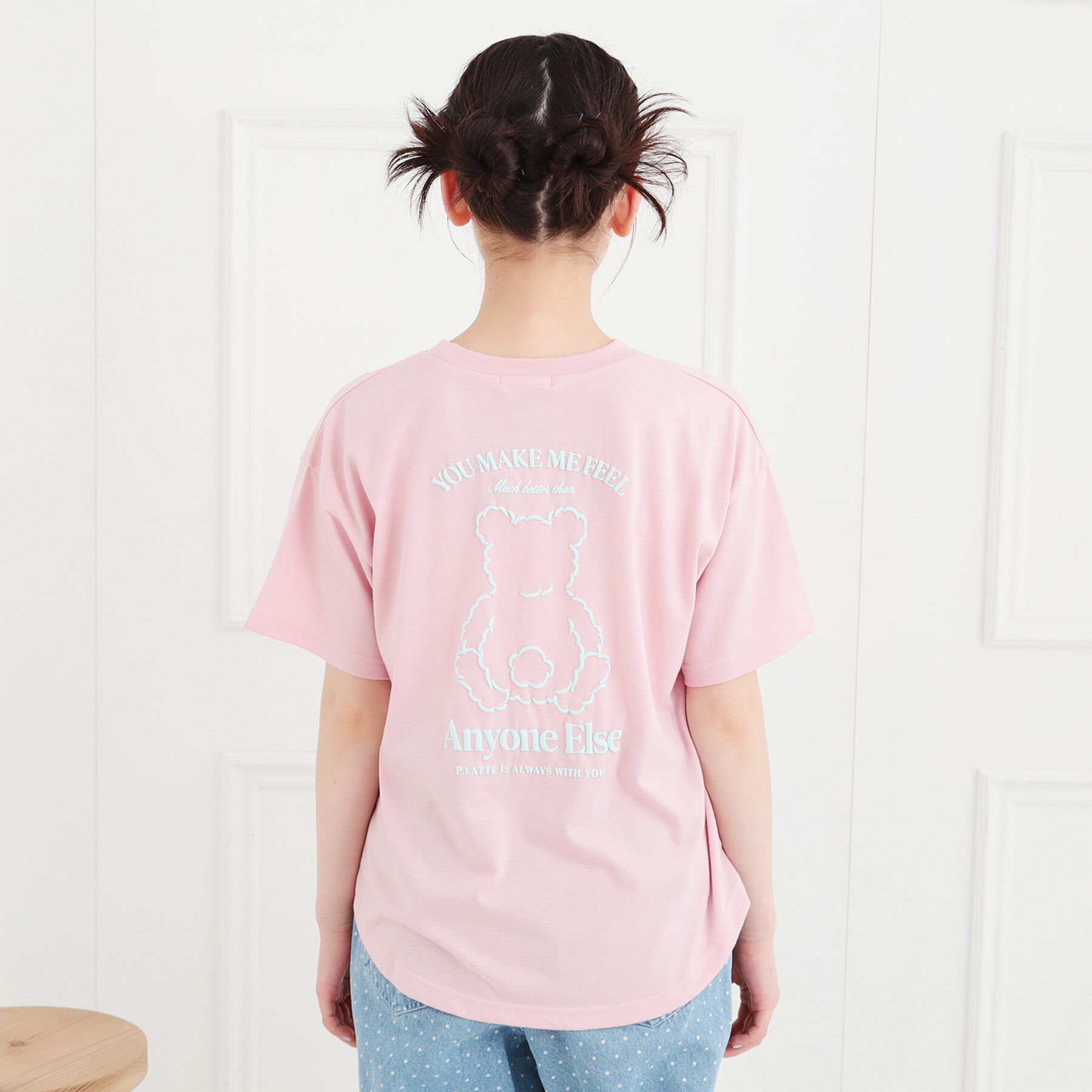 PINK-latte「◆くまちゃんTシャツ」|Tシャツ・カットソー|