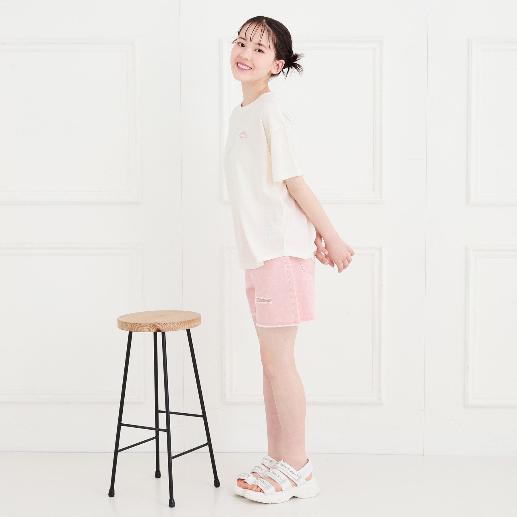 PINK-latte「◆くまちゃんTシャツ」|Tシャツ・カットソー|