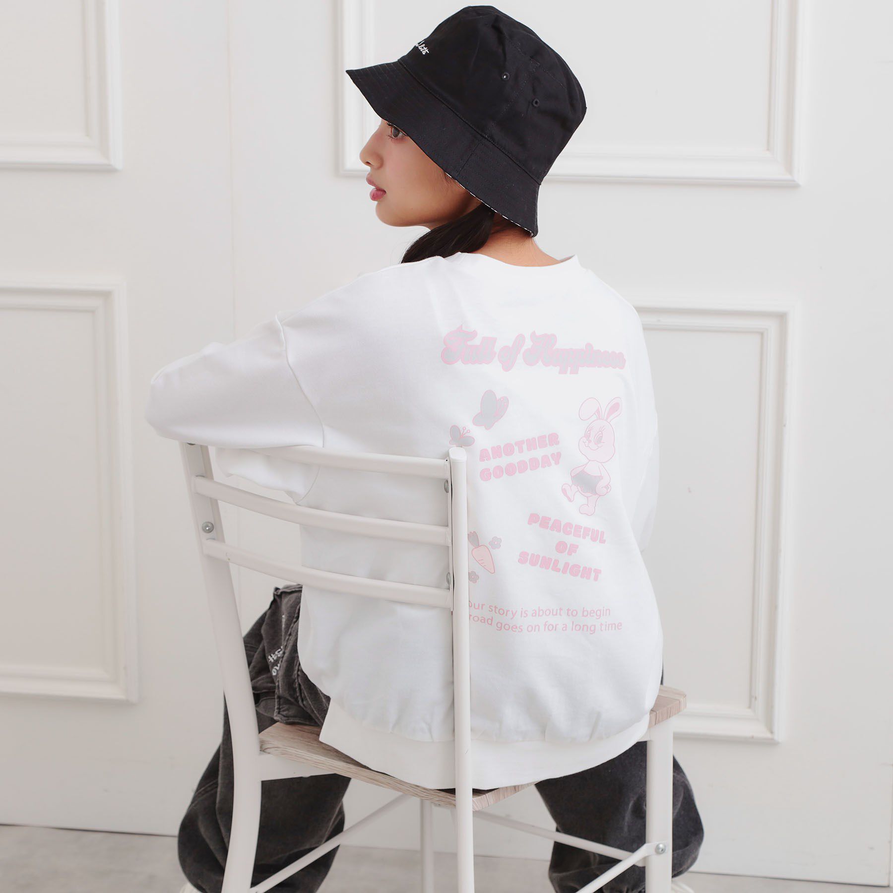 PINK-latte「◆アニマルプリント裏毛プルオーバー」|その他|