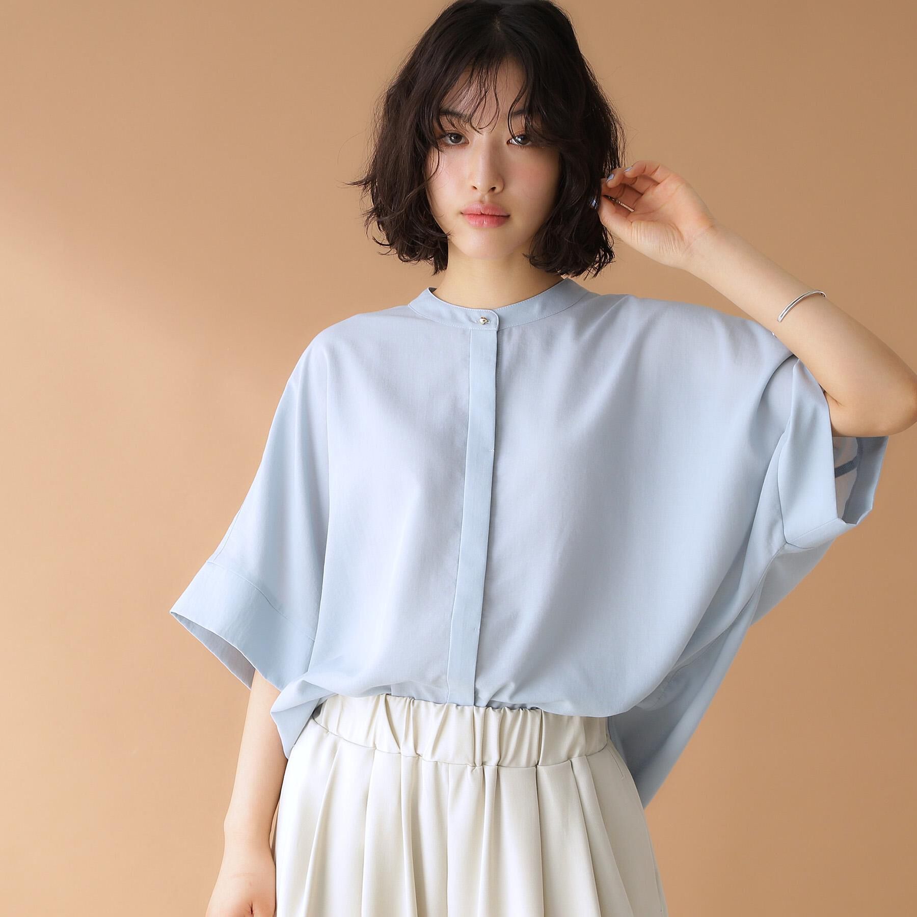 THE SHOP TK「ドルマンブラウス【7色展開/洗濯機OK/体型カバー】」|シャツ・ブラウス|