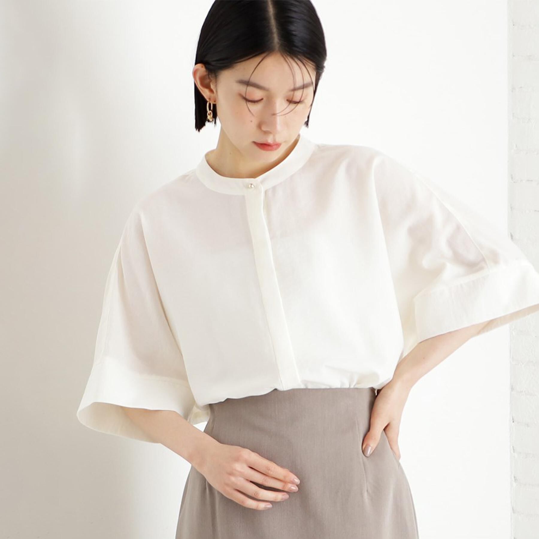 THE SHOP TK「ドルマンブラウス【7色展開/洗濯機OK/体型カバー】」|シャツ・ブラウス|