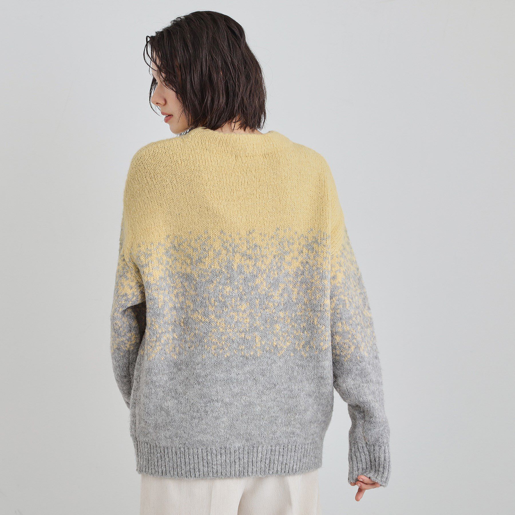 THE SHOP TK「バルキーブレンドヤーンニットプルオーバー」|ニット・セーター|