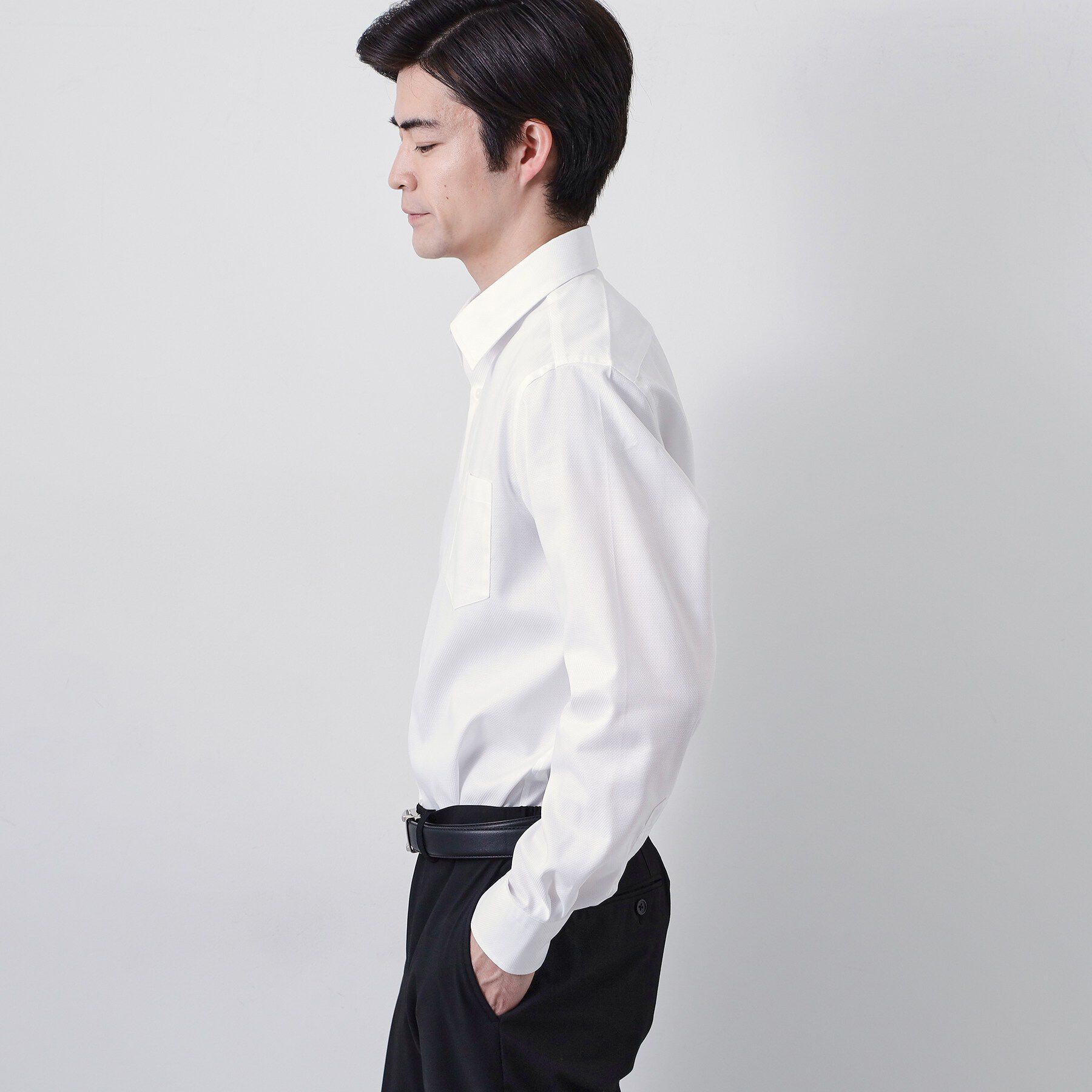 THE SHOP TK「【ビジネス/セレモニー】ドレスドビー長袖シャツ」|シャツ・ブラウス|