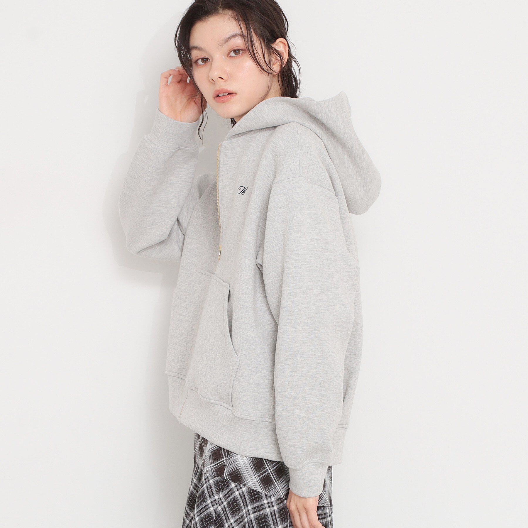 THE SHOP TK「ダンボールZIPパーカ」|パーカー|