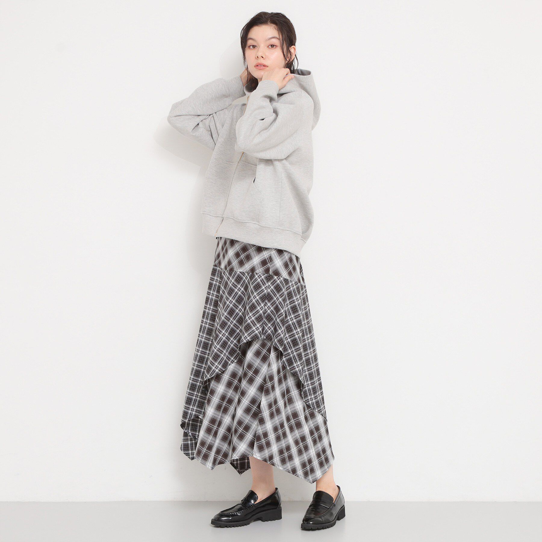 THE SHOP TK「ダンボールZIPパーカ」|パーカー|