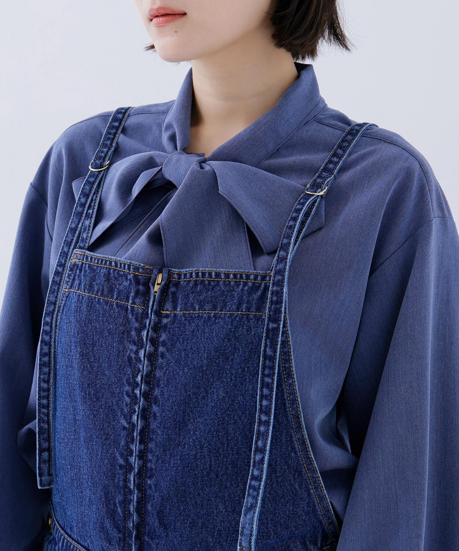  「デニムオールインワン」|ワンピース|