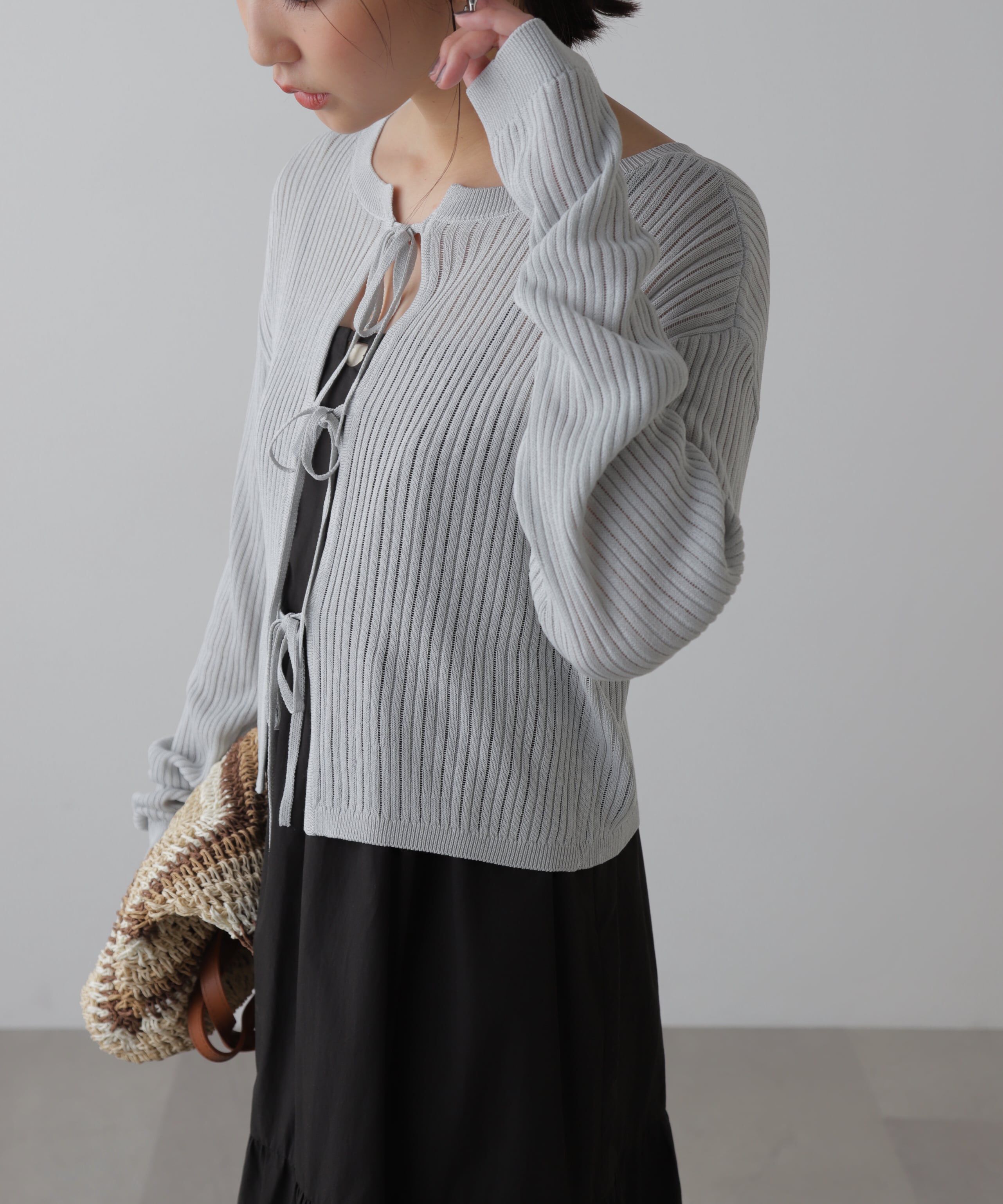  「前後2Wayメッシュニット」|ニット・セーター|