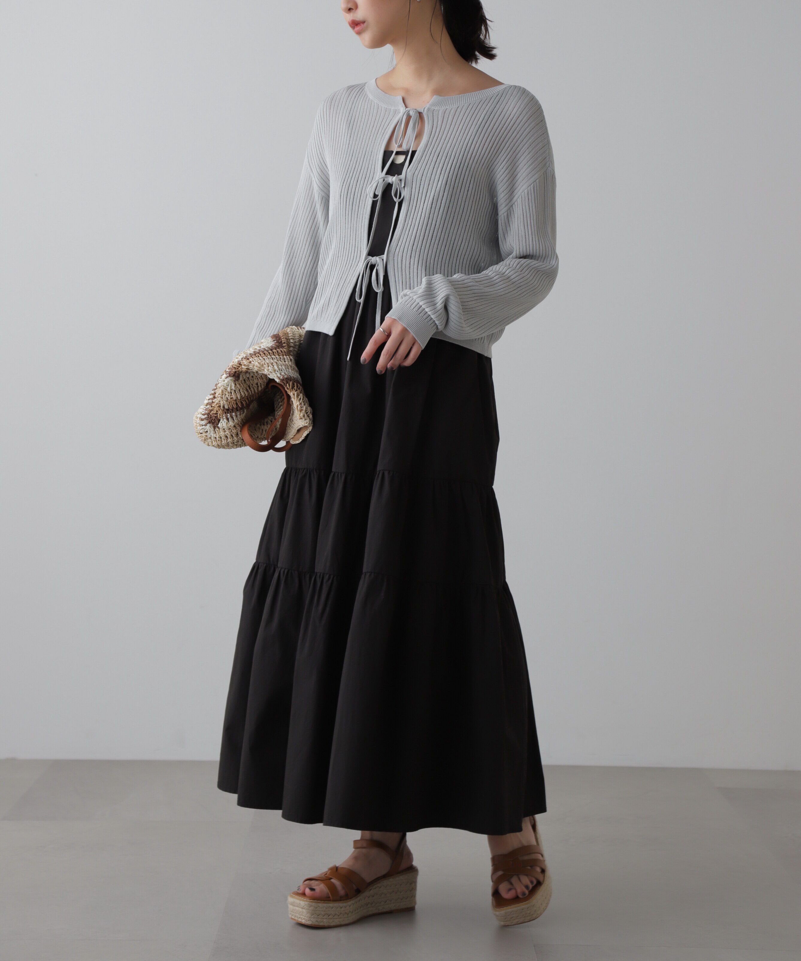  「前後2Wayメッシュニット」|ニット・セーター|