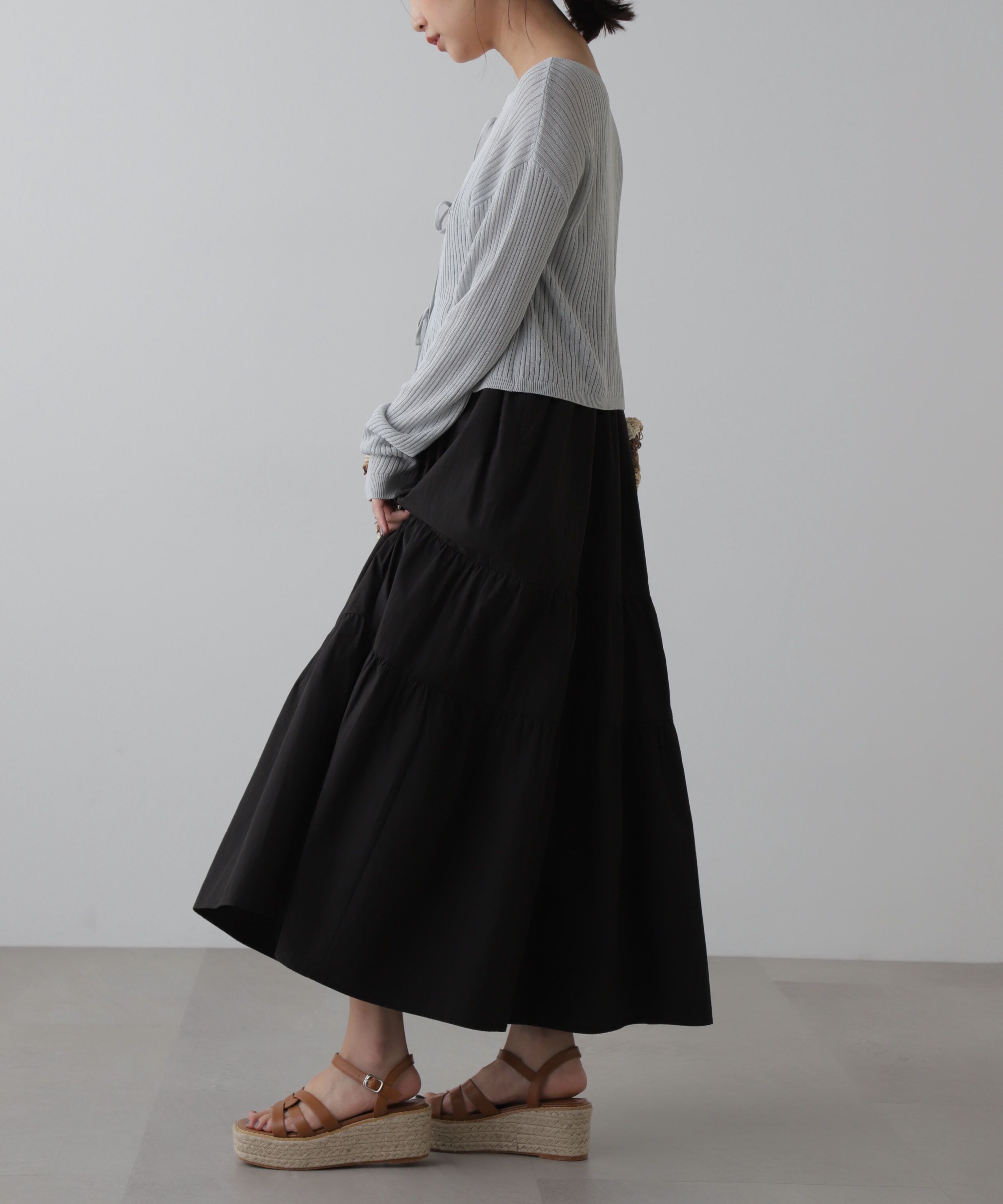  「前後2Wayメッシュニット」|ニット・セーター|