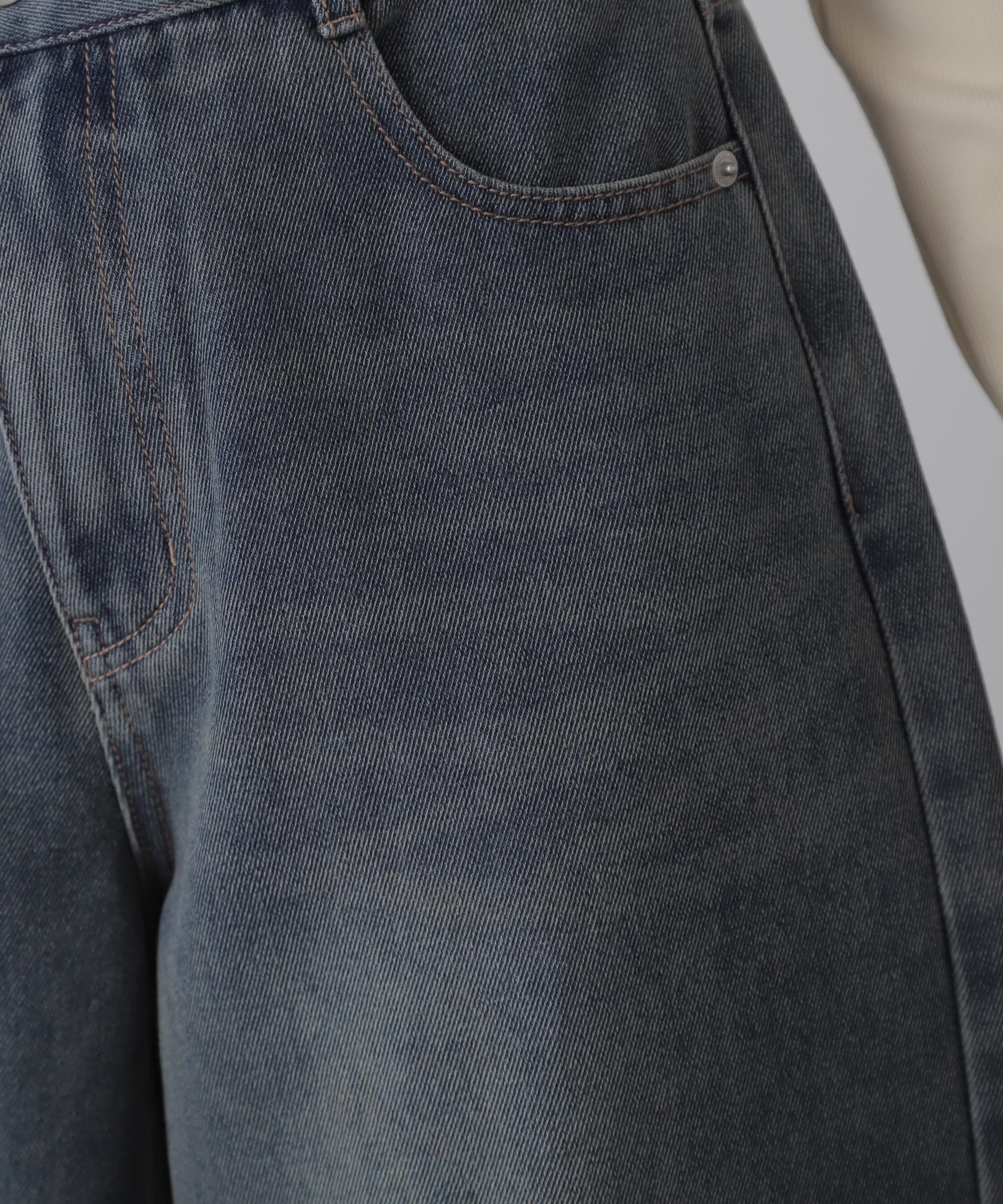  「裾ボタン2wayバギーデニムパンツ」|その他|