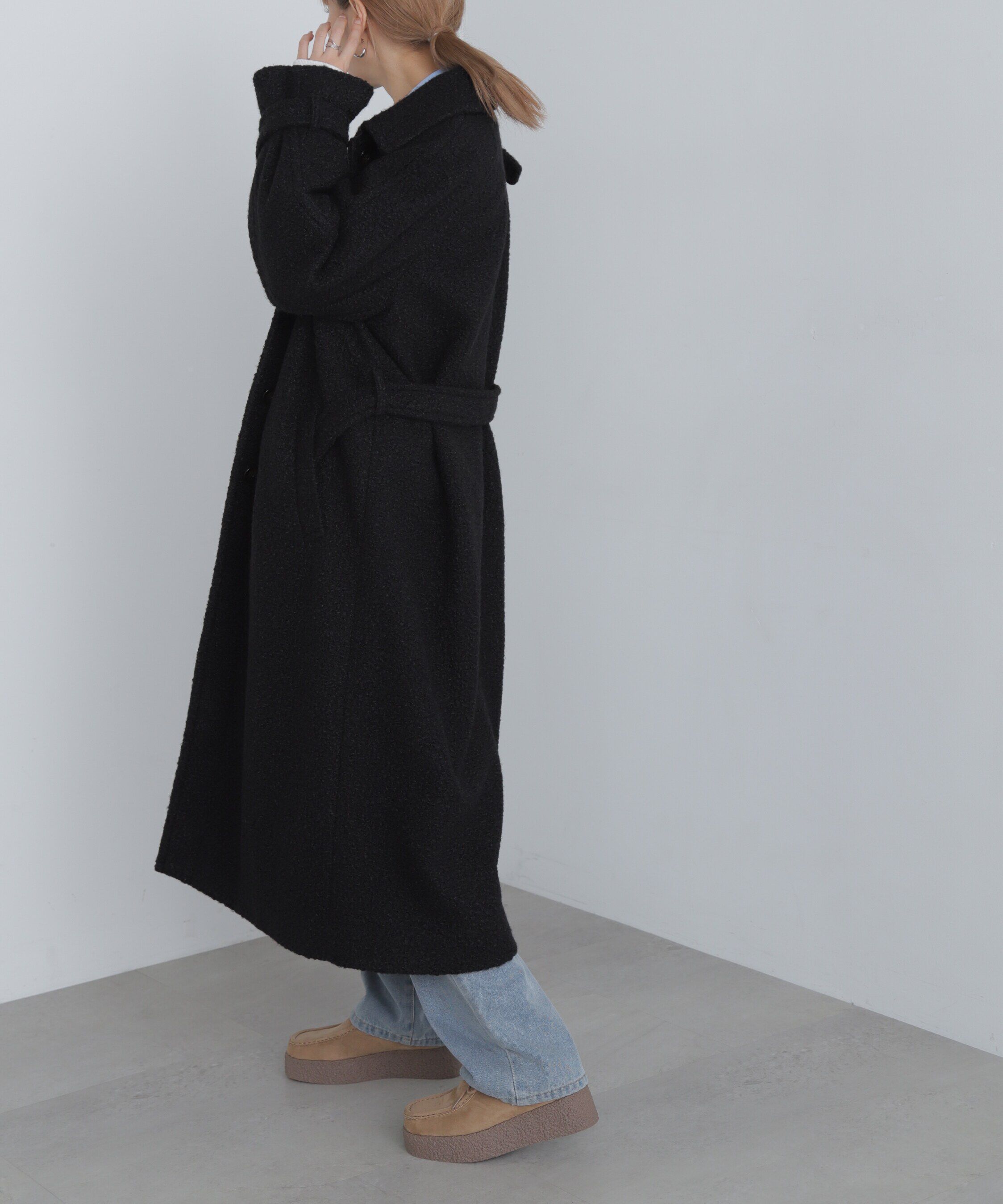  「2wayブークレステンカラーロングコート」|その他|