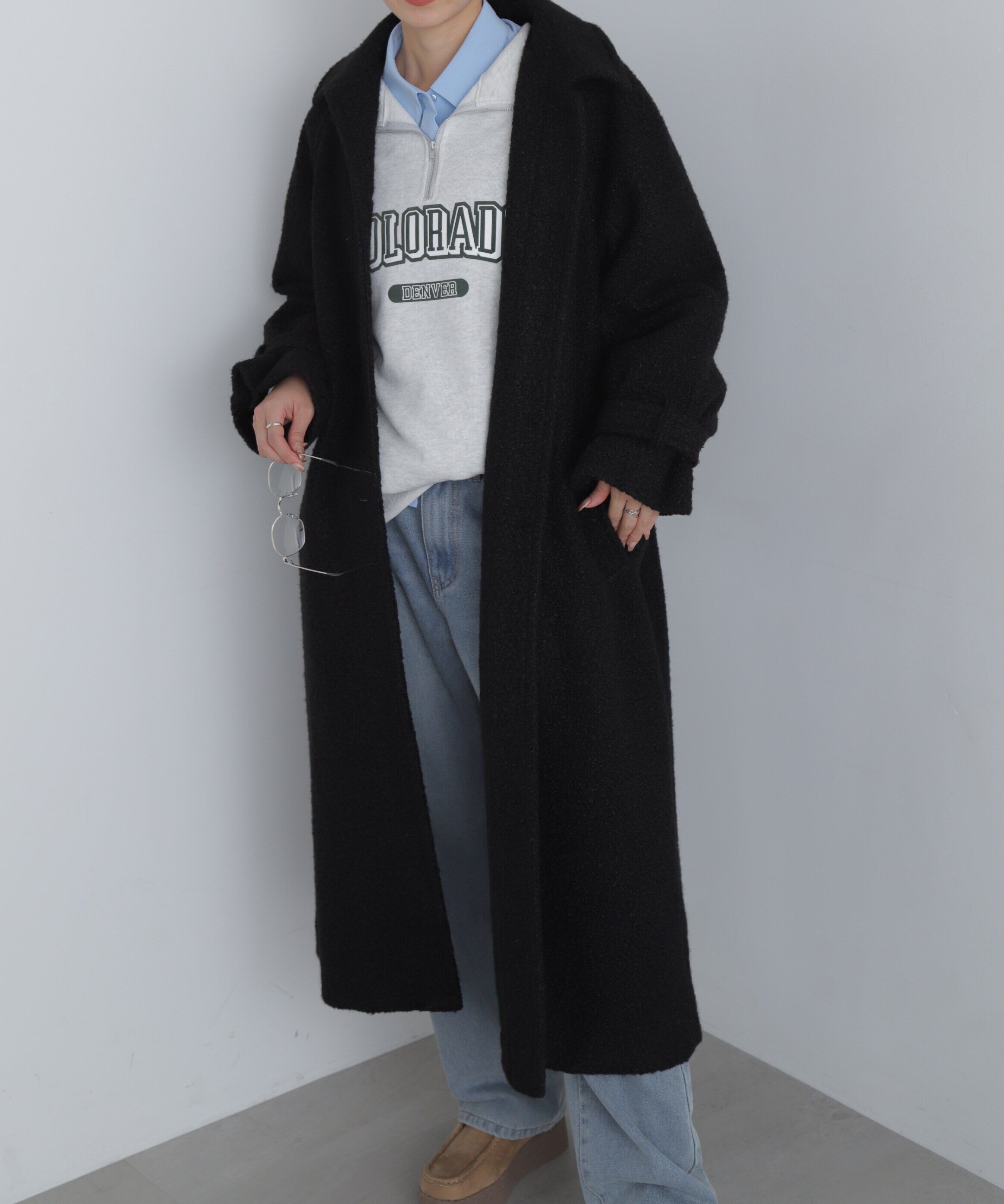  「2wayブークレステンカラーロングコート」|その他|