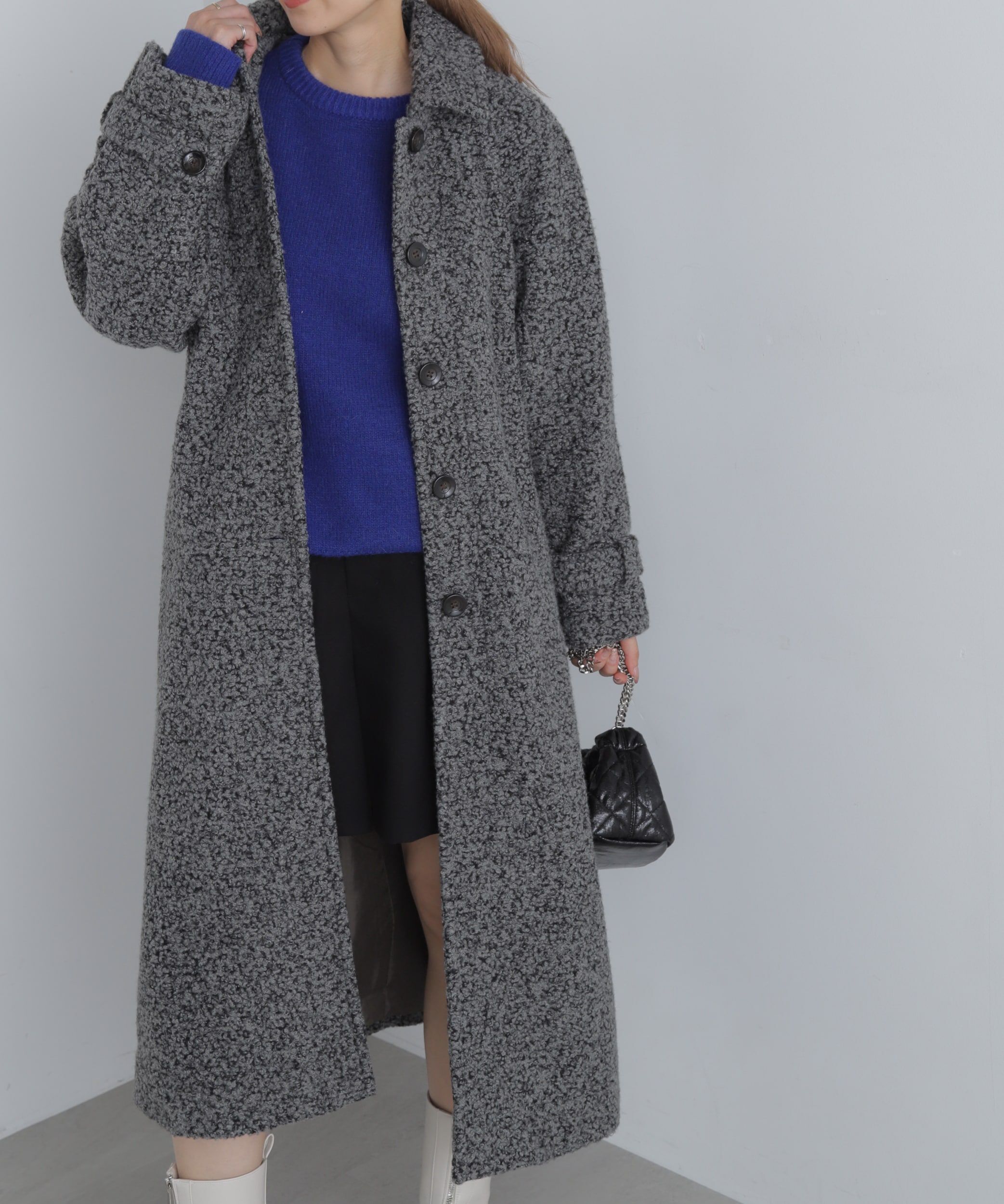  「2wayブークレステンカラーロングコート」|その他|