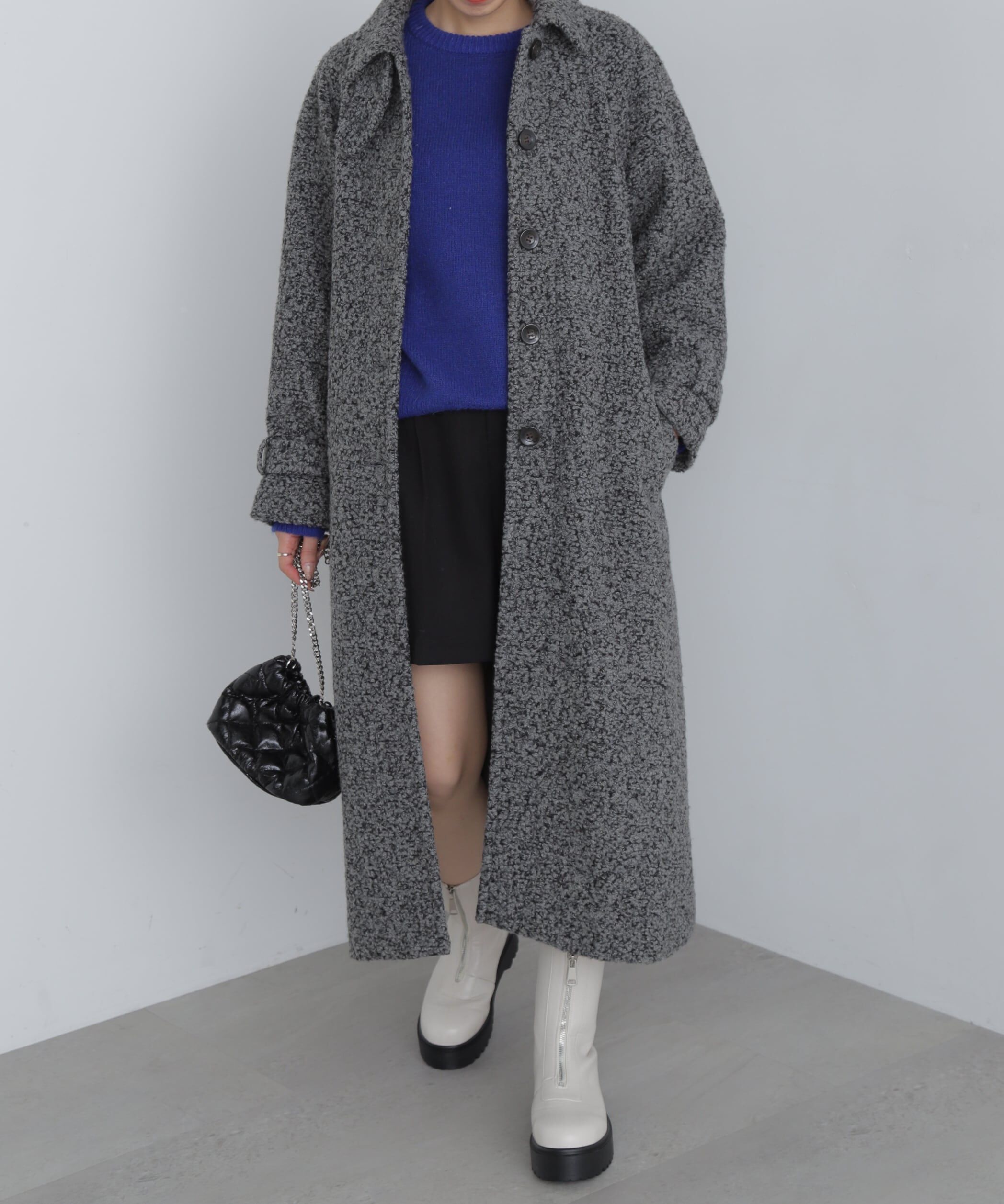  「2wayブークレステンカラーロングコート」|その他|