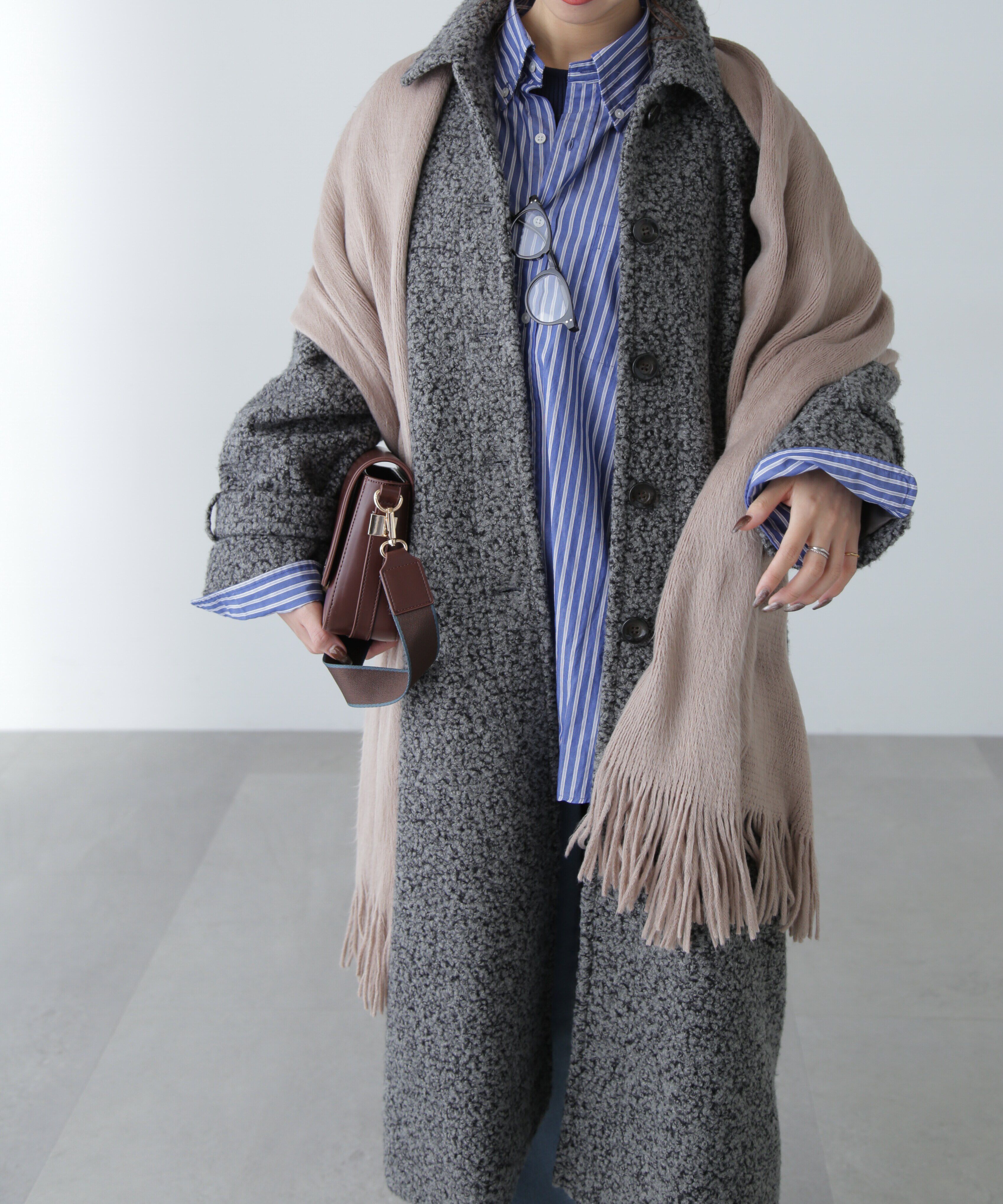  「2wayブークレステンカラーロングコート」|その他|