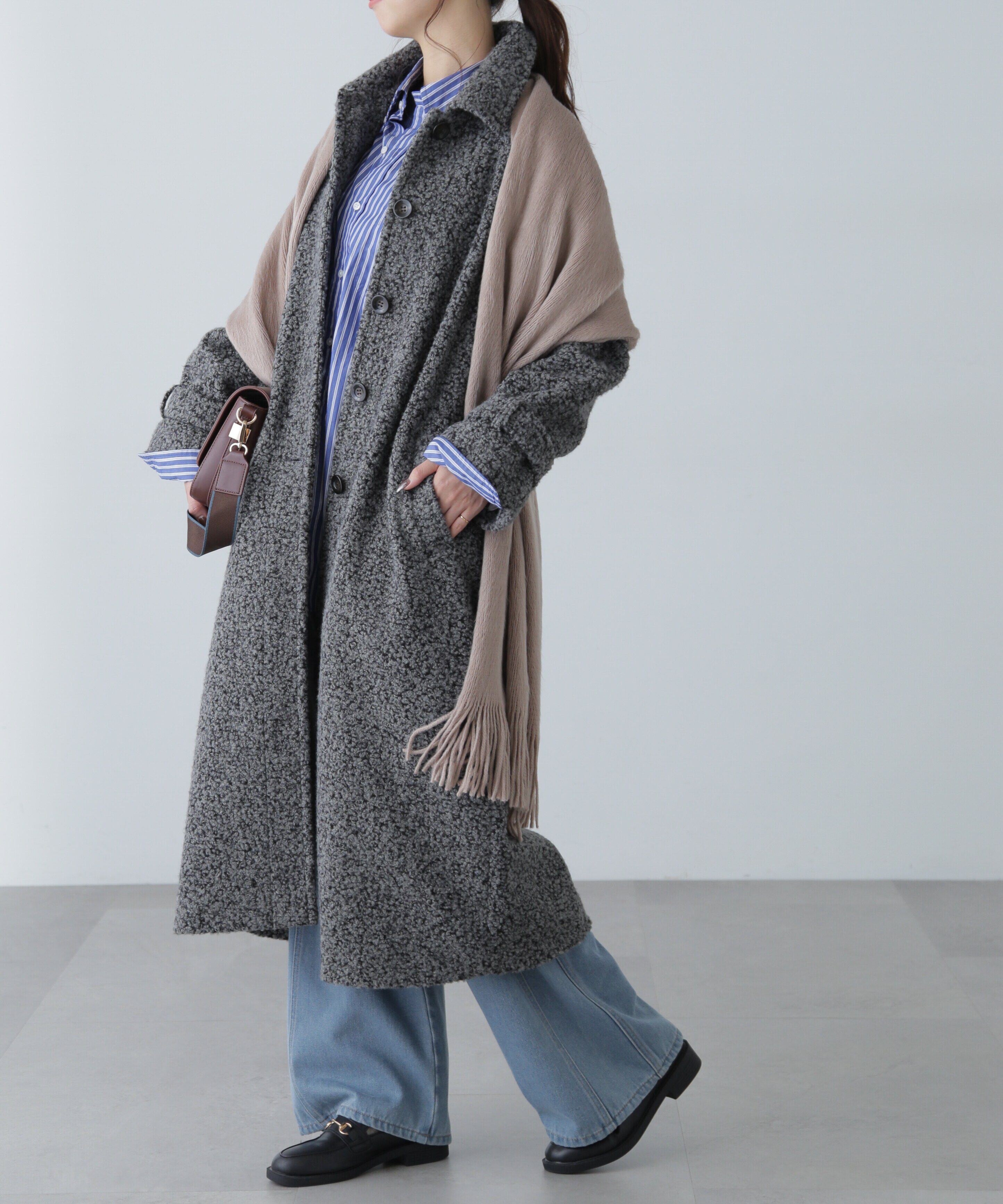  「2wayブークレステンカラーロングコート」|その他|