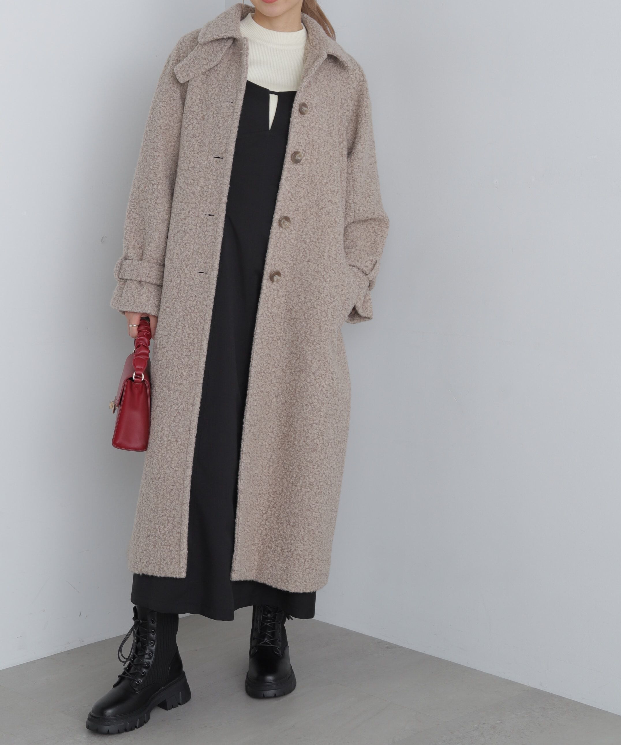  「2wayブークレステンカラーロングコート」|その他|