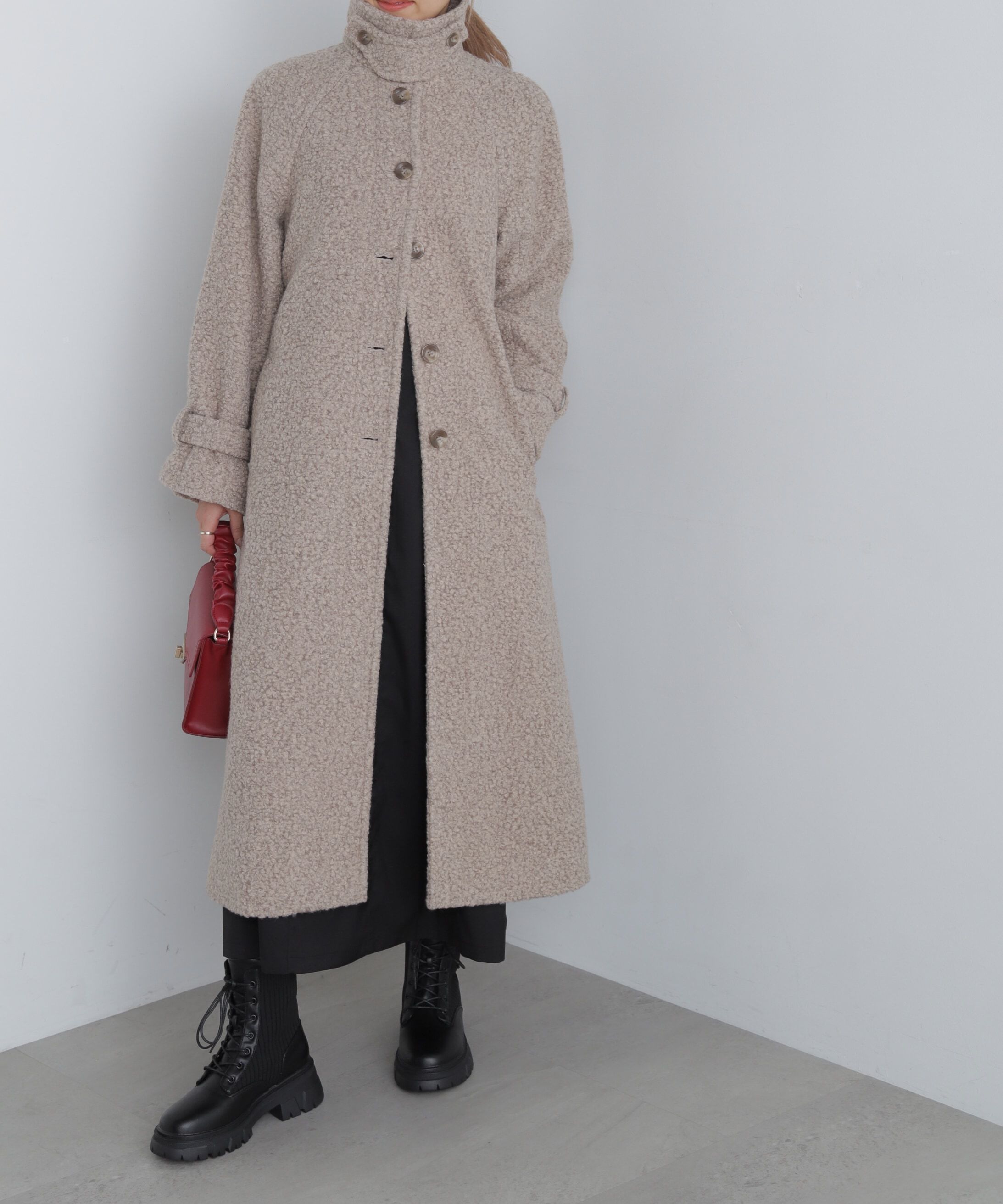  「2wayブークレステンカラーロングコート」|その他|