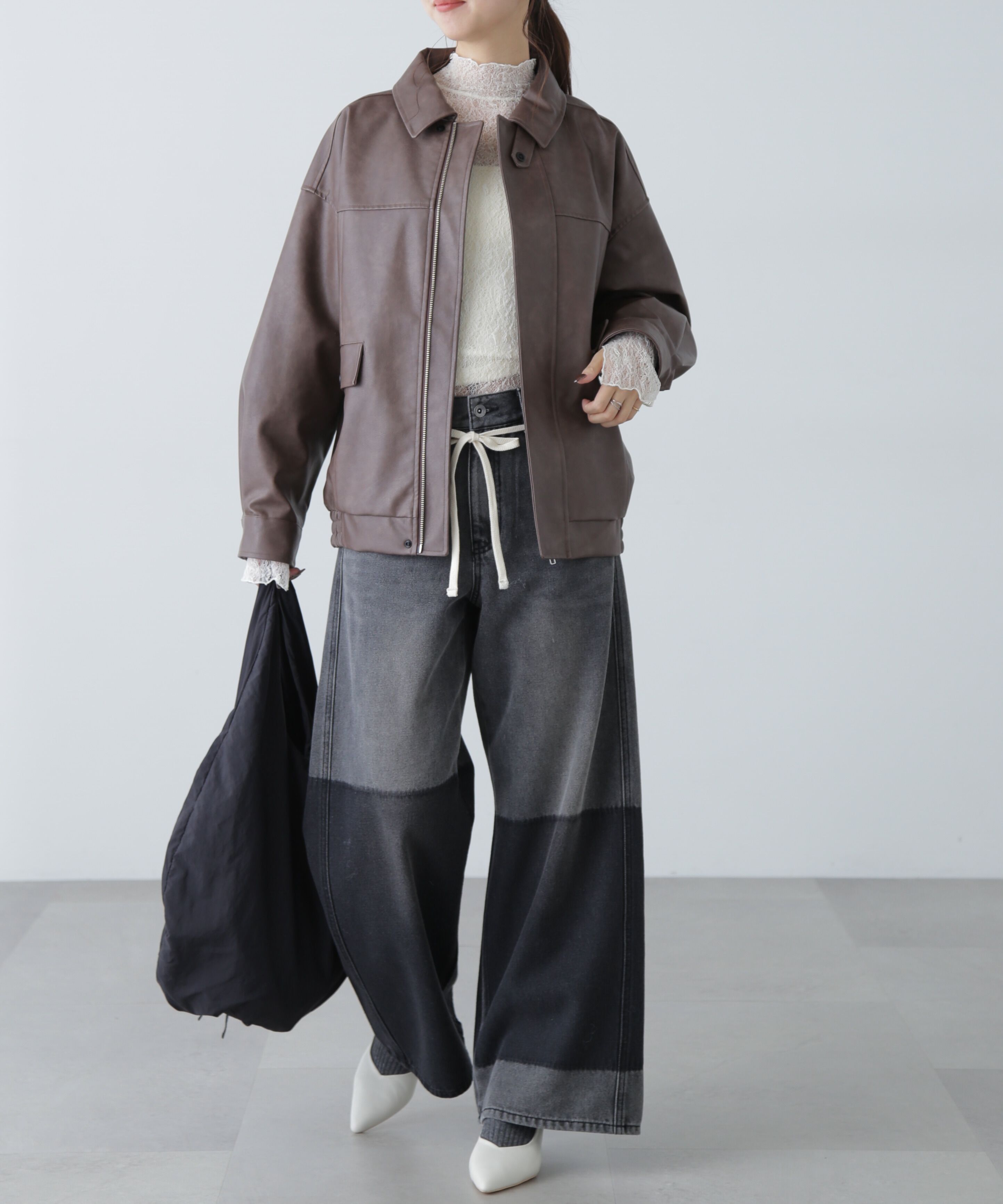  「リメイク風ワイドデニム」|その他|