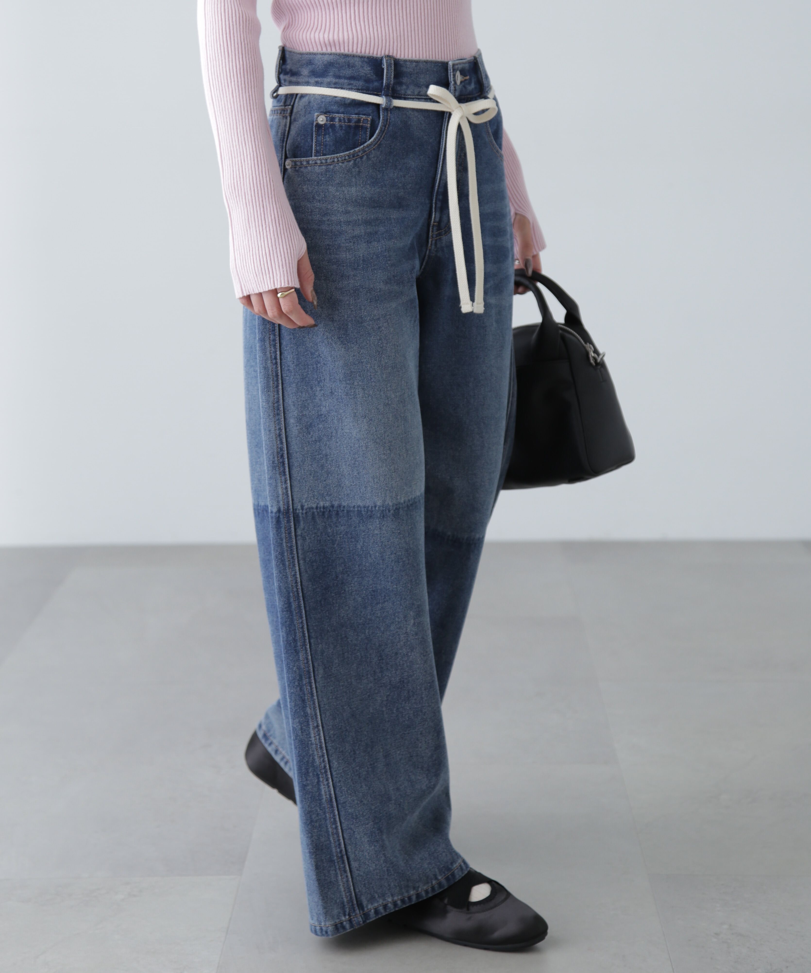  「リメイク風ワイドデニム」|その他|